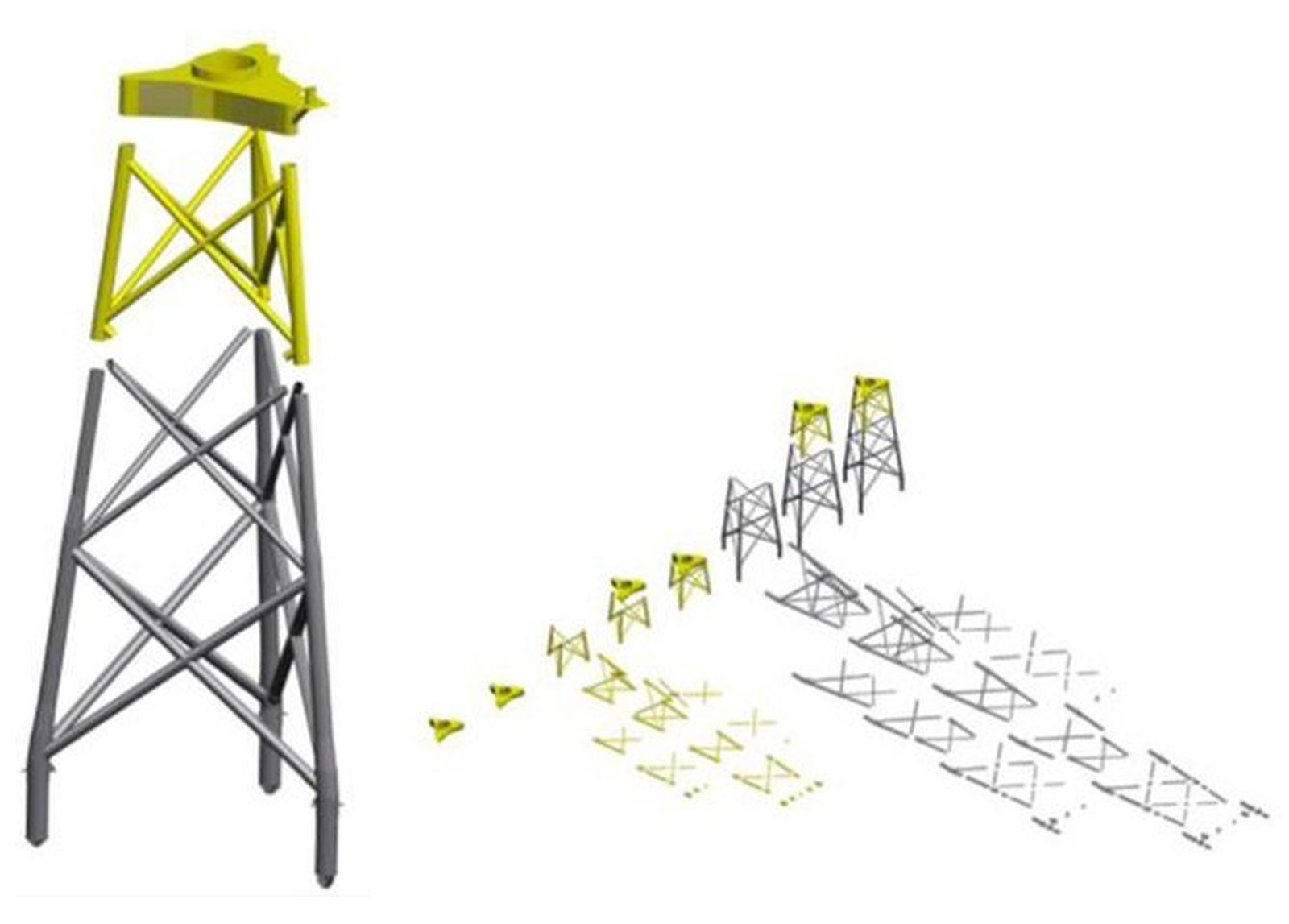 Navantia e Iberdrola firman los contratos para las 42 jackets del parque eólico marino East Anglia One