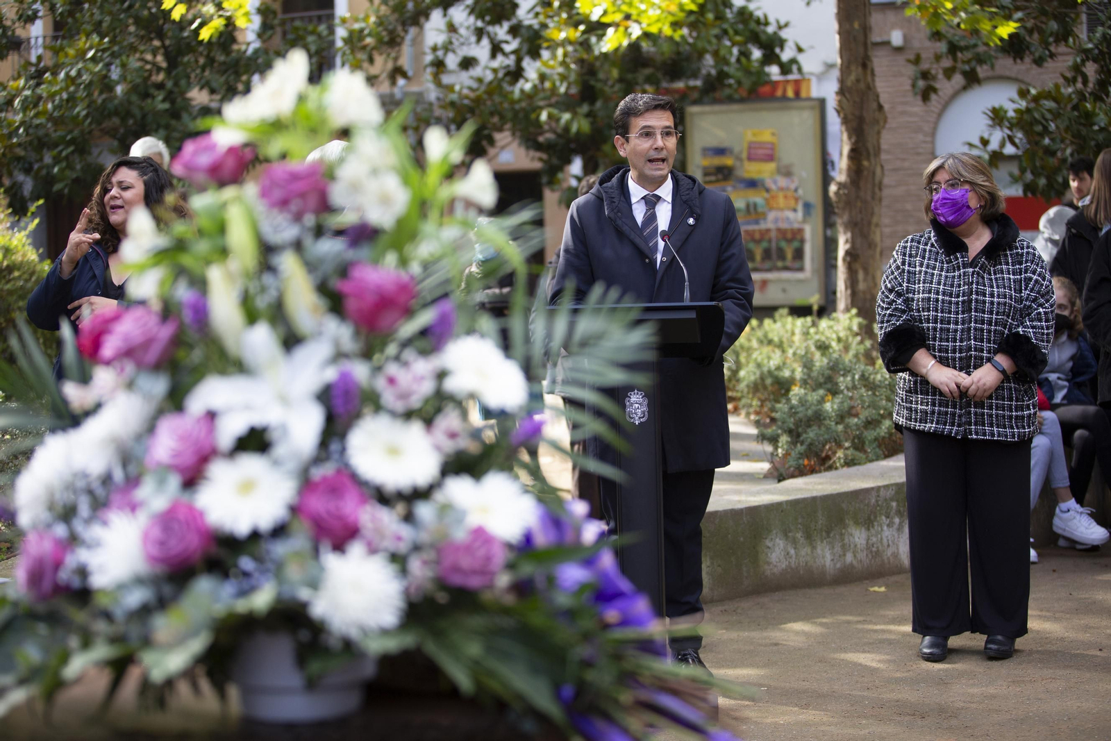 Fotos: las imágenes de la mañana del Día Internacional por la Eliminación de la Violencia Contra las Mujeres en Granada