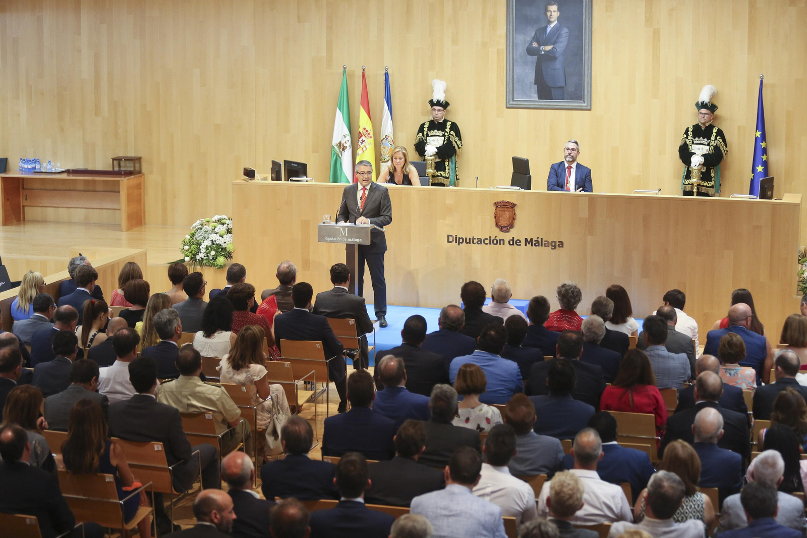 Las fotos del Pleno de la constitución de la Diputación de Málaga