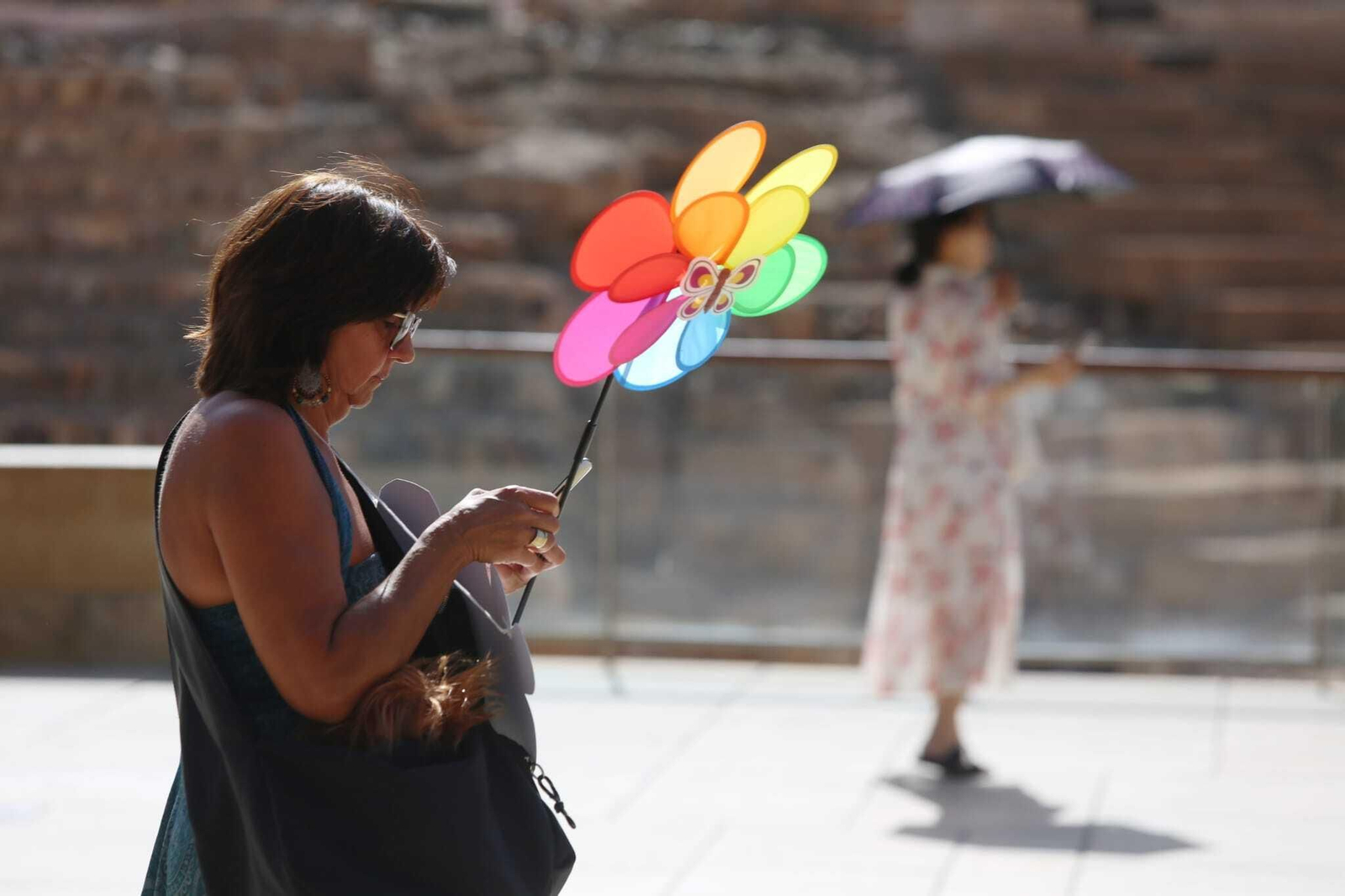 Intenso calor este martes en Málaga.