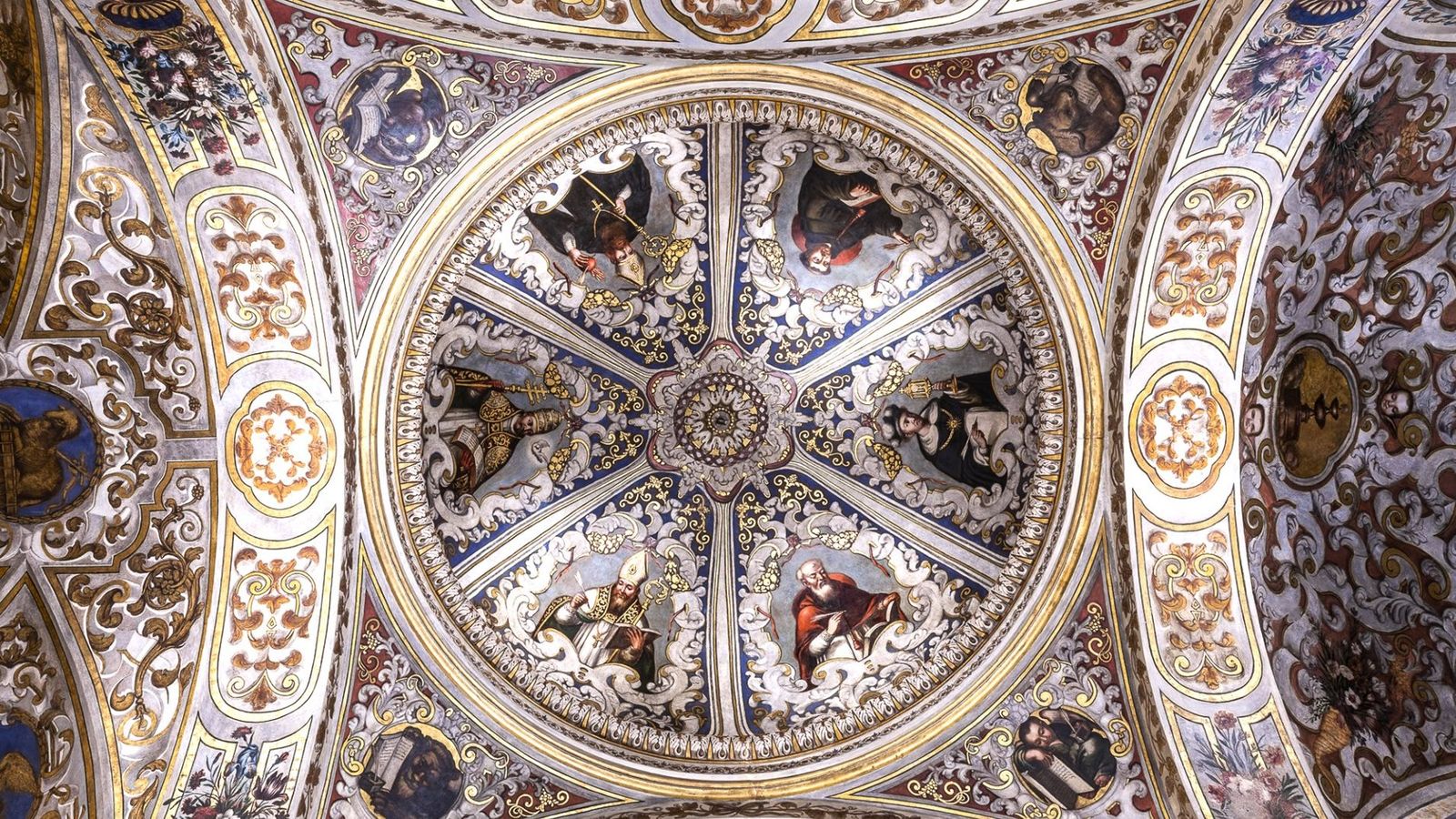 Techos de la capilla Sacramental de San Lorenzo.