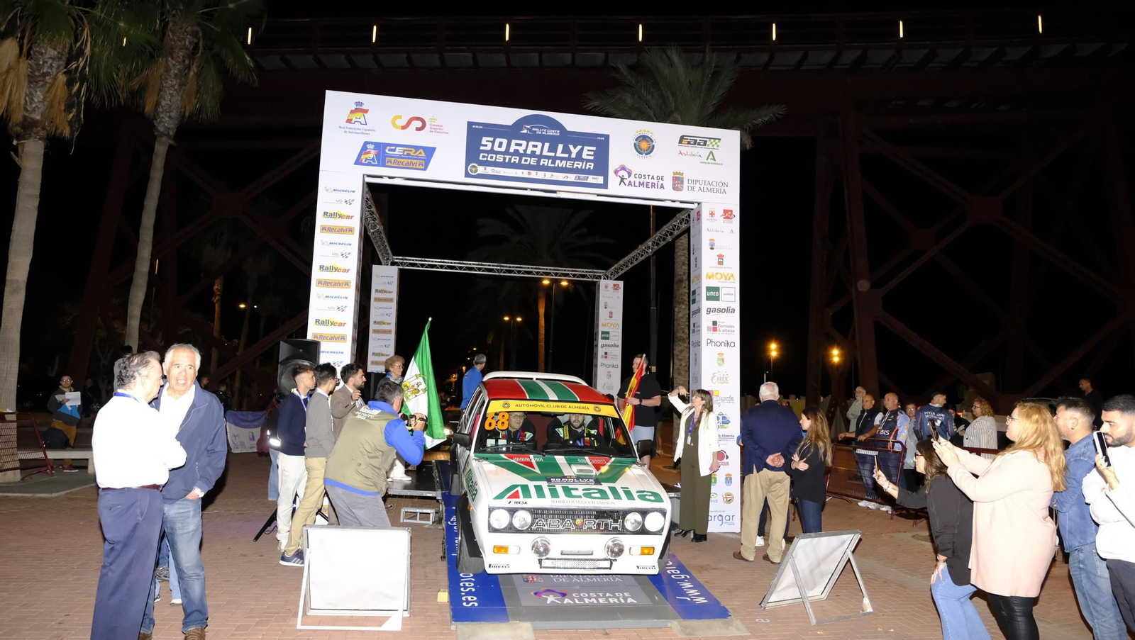 La salida de la 50 edición del Rallye Costa de Almería, en imágenes