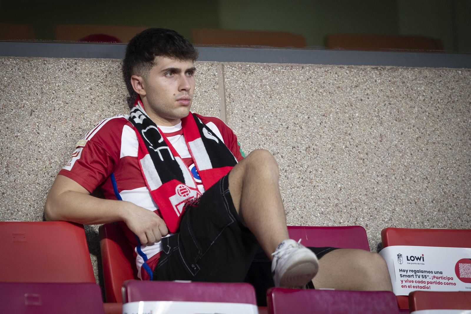 Encuéntrate en la grada de Los Cármenes en el Granada-Leganés