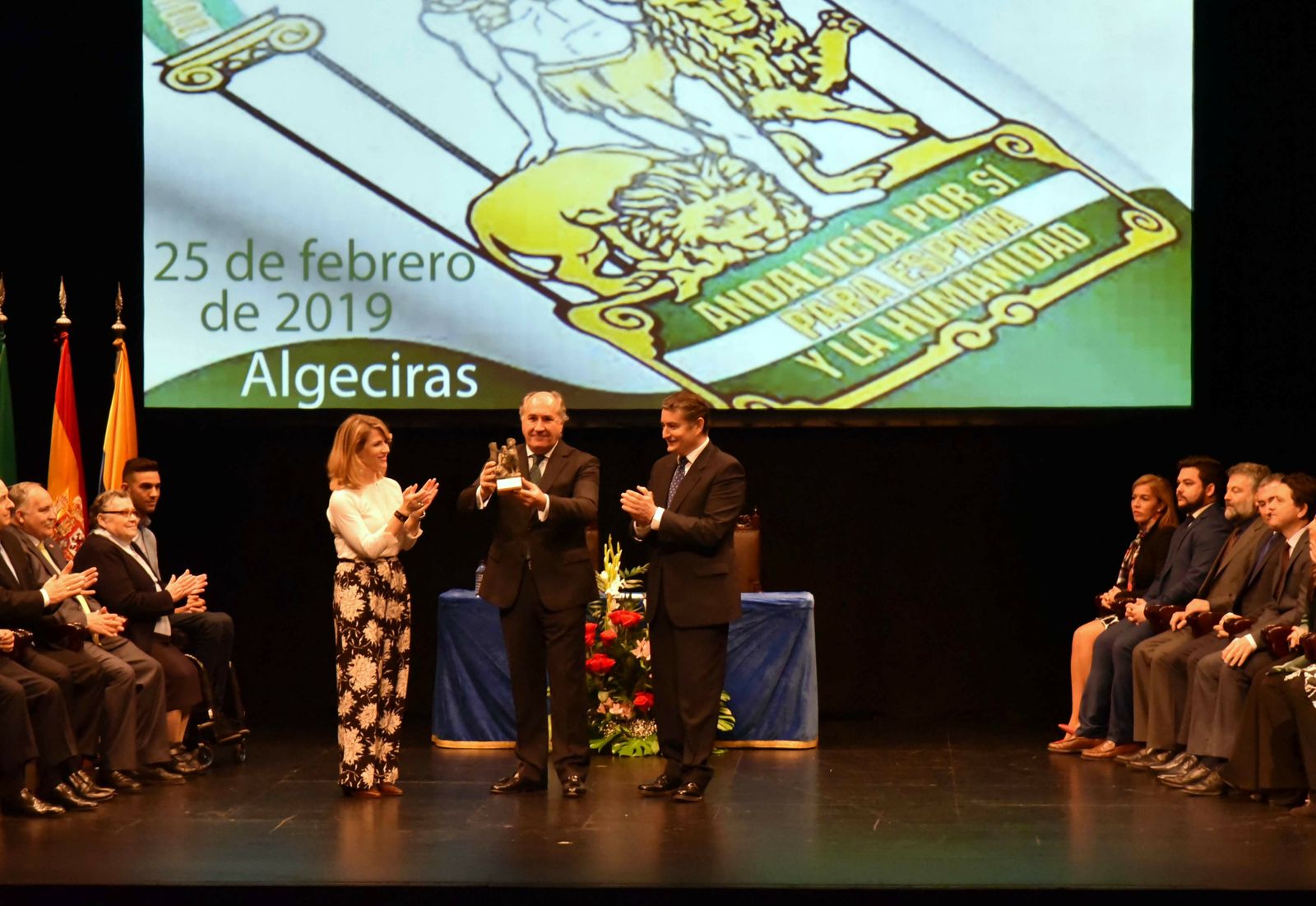 Entrega de Banderas de Andalucía en Algeciras