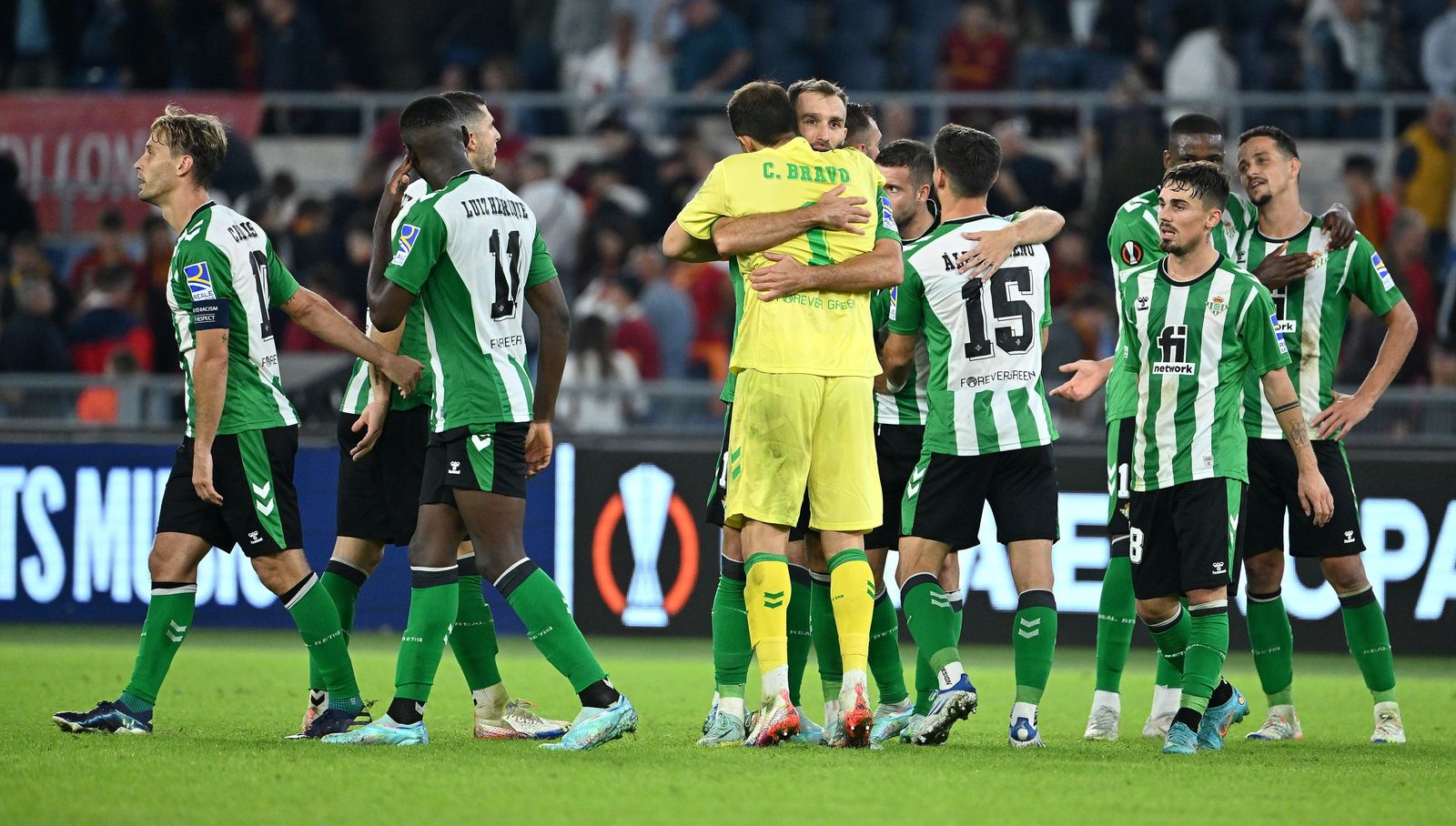 Las fotos del Roma-Betis de la Europa League