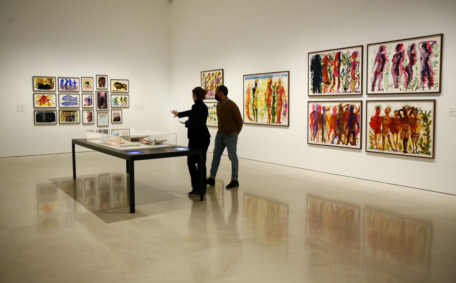 Exposición de Miquel Barceló en el Museo Picasso Málaga.