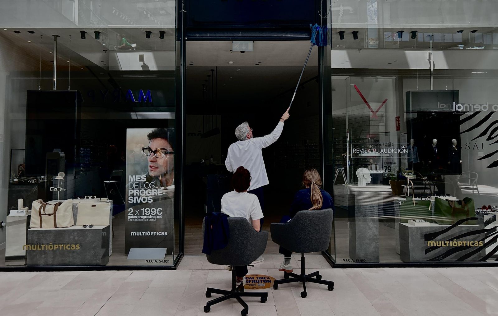 Imágenes del apagón en Sevilla