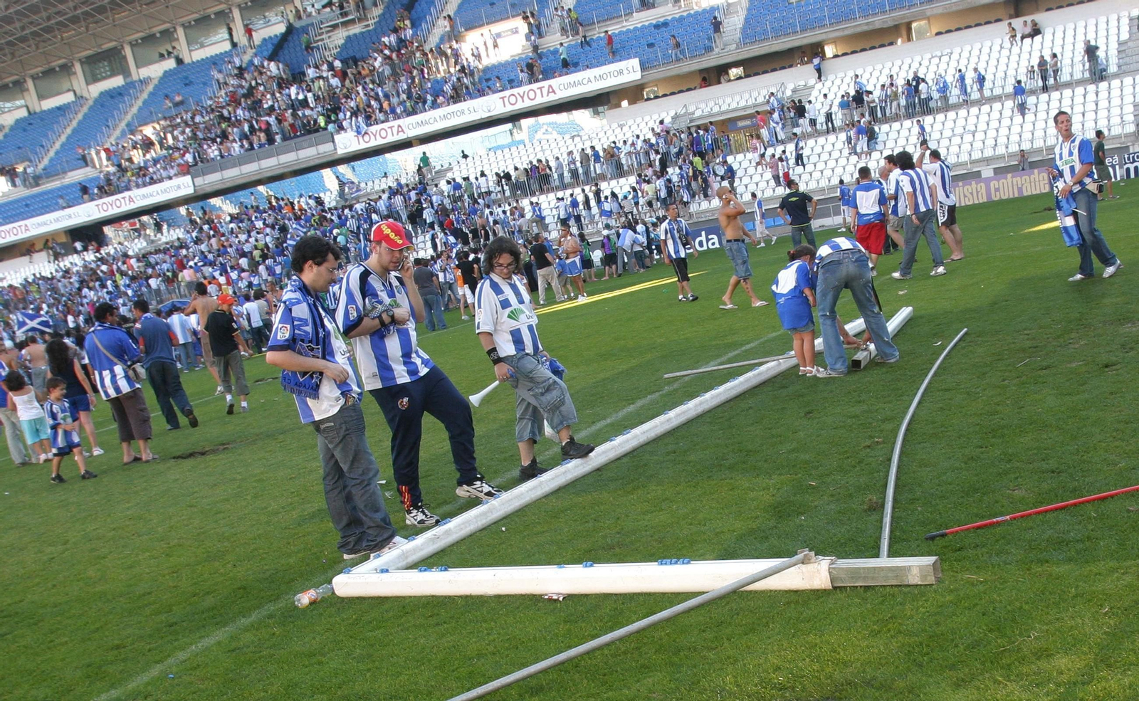 Las fotos del último ascenso del Málaga CF a Primera División