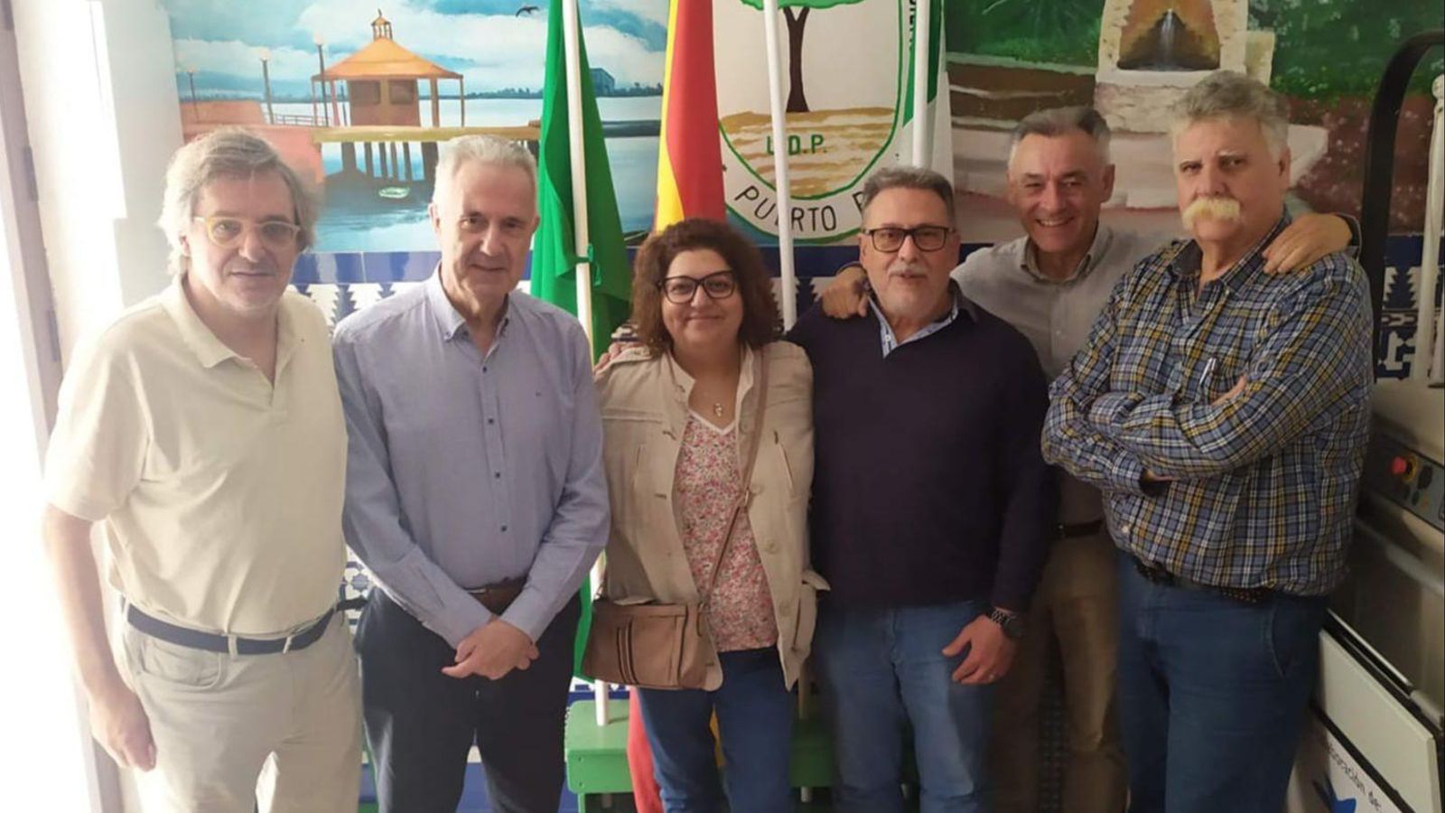 Representantes de la Plataforma tras uno de sus últimos encuentros