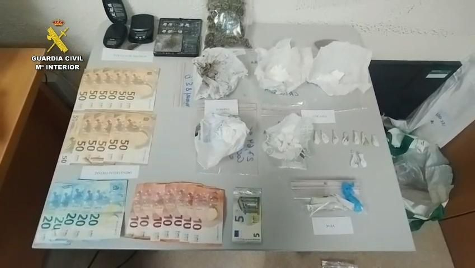 Así fue el cierre de dos puntos de venta de droga en la Sierra de Cádiz