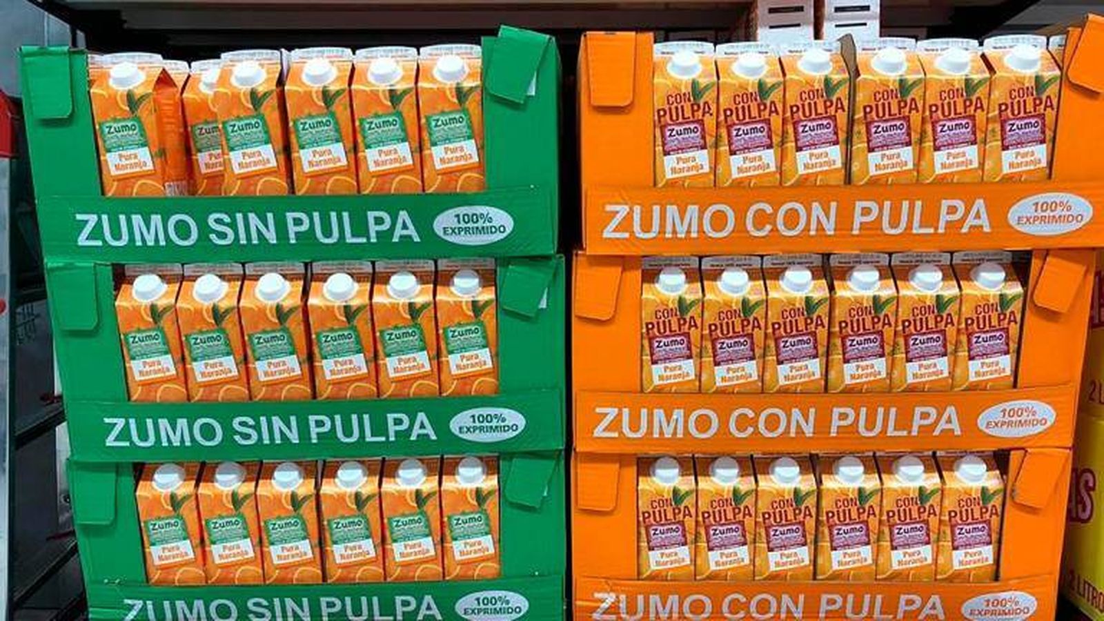 Zumos que vende Mercadona