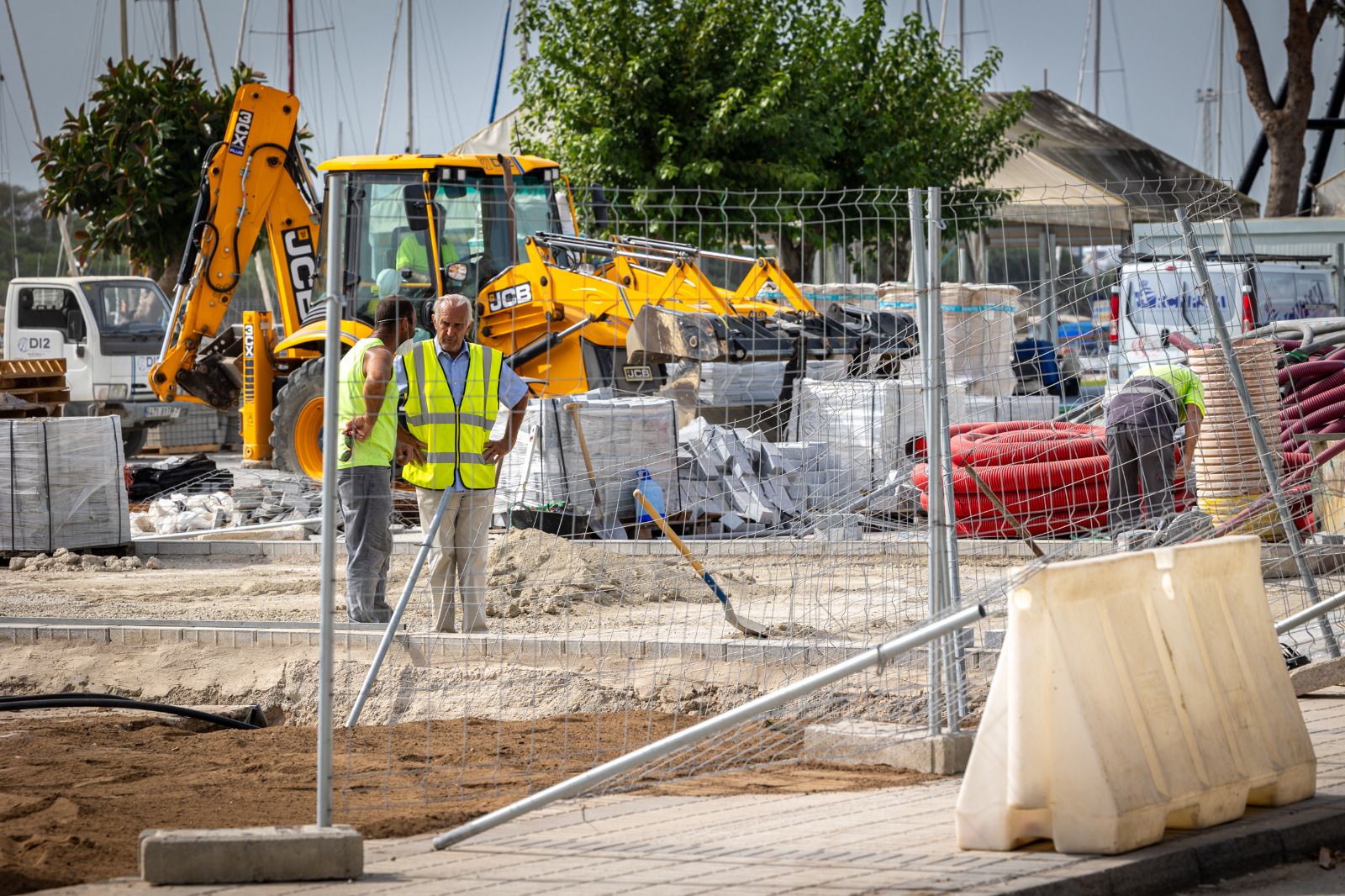 Las obras del paseo fluvial portuense, en imágenes