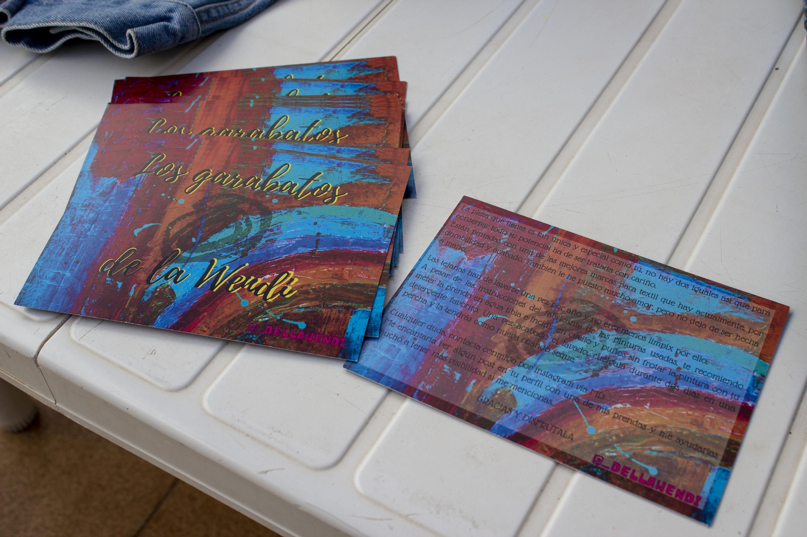 Fotos de la entrevista y de los diseños DellaWendi