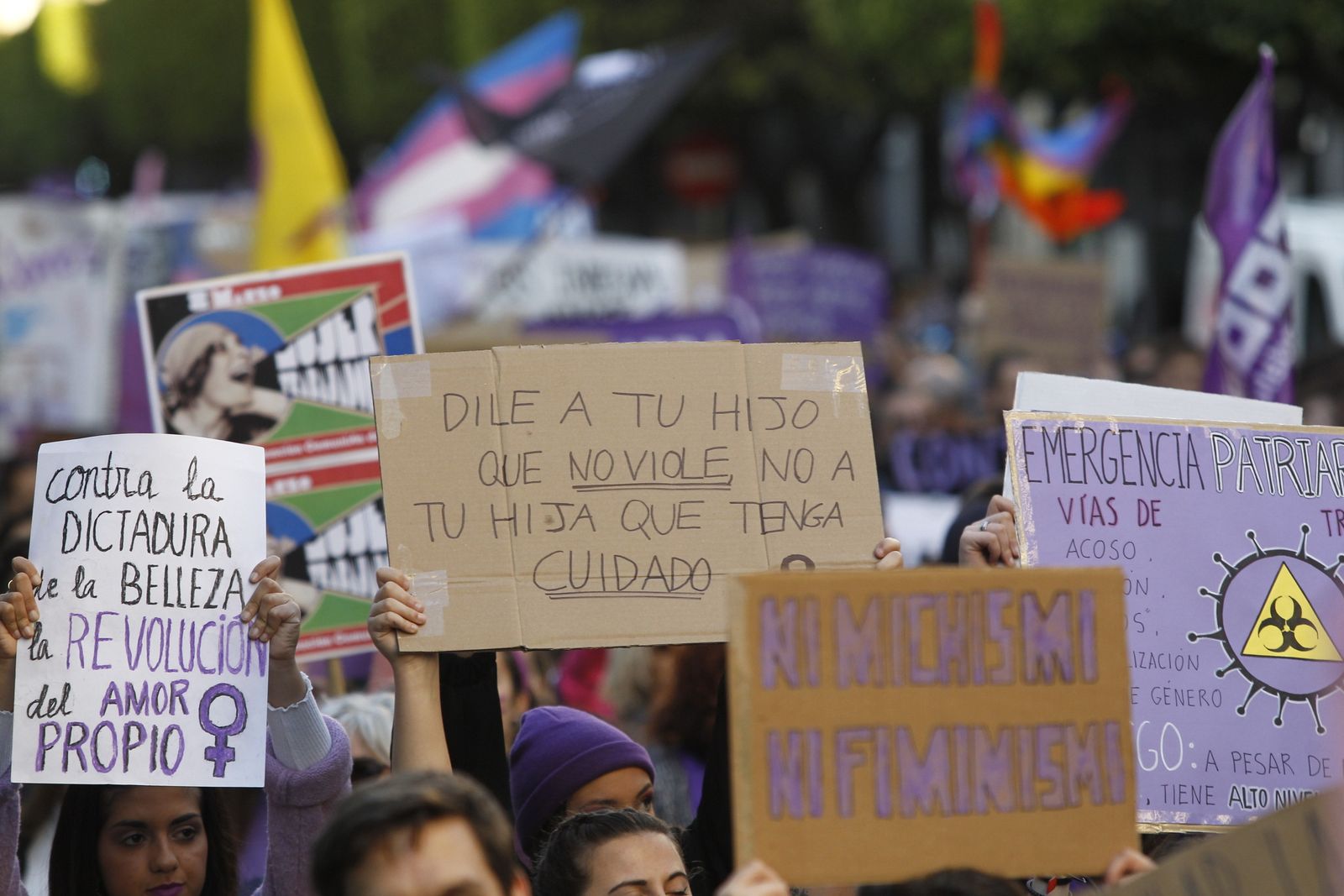 Fotogalería manifestación Día Internacional de la Mujer