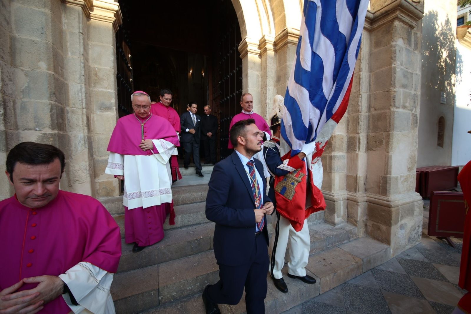 Traslado del Pendón en el día del patrón San Dionisio en Jerez