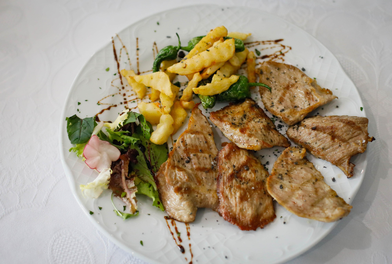 Imágenes del reportaje gastronómico en Casa Blas