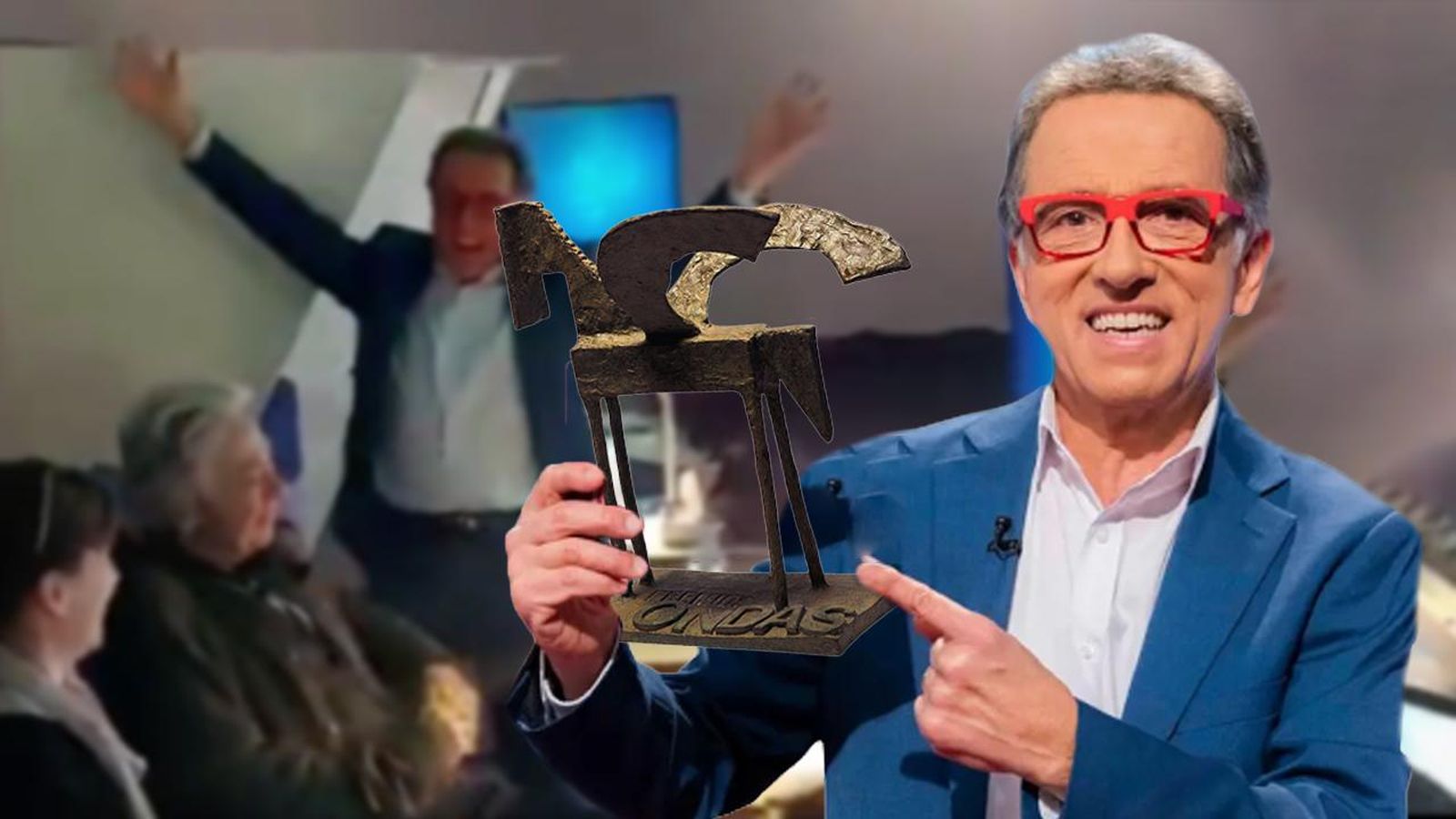 La eufórica reacción de Jordi Hurtado al recibir un premio Ondas en directo