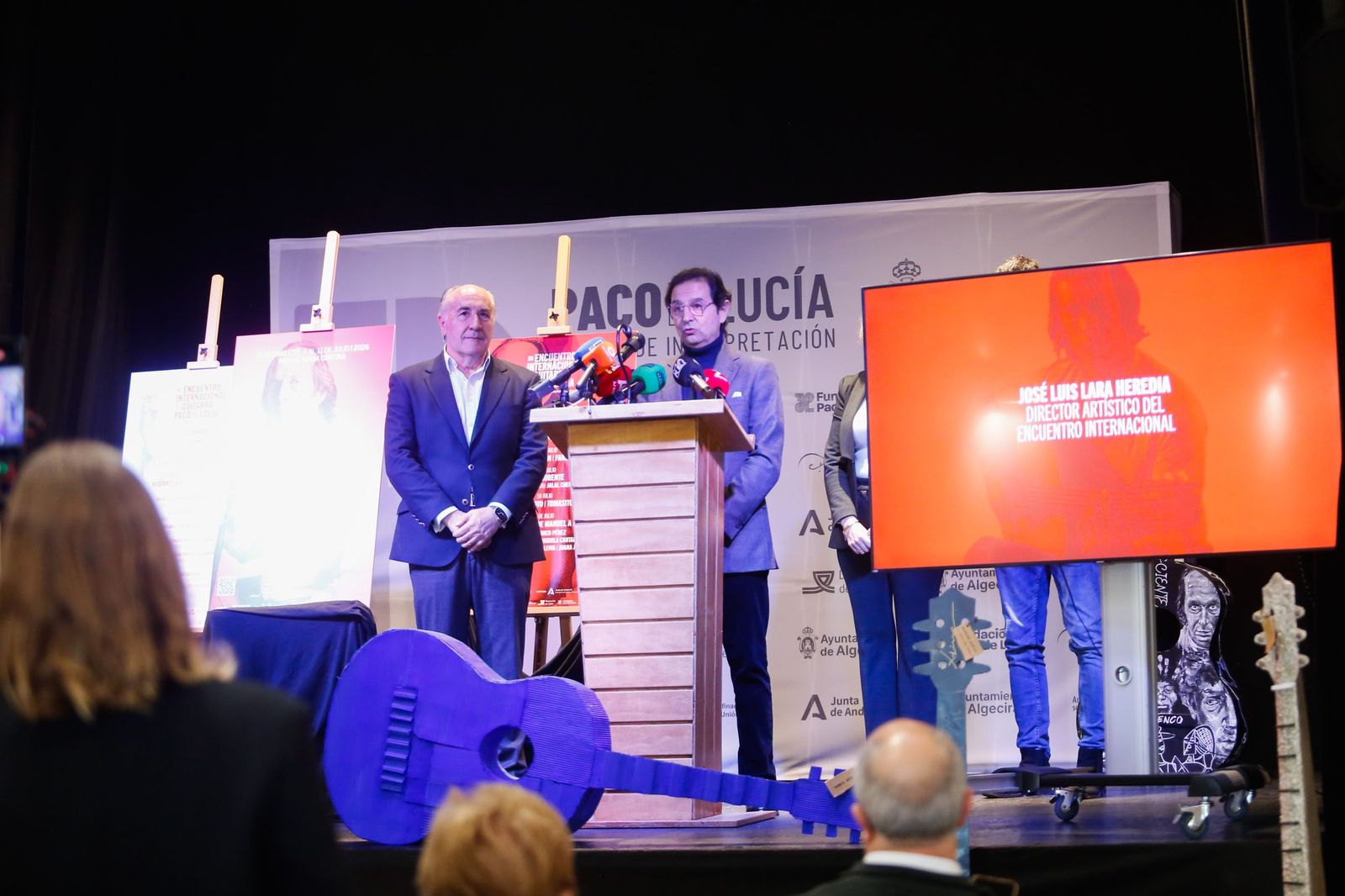 Fotos de la presentación del XII Encuentro Internacional de Guitarra Paco de Lucía