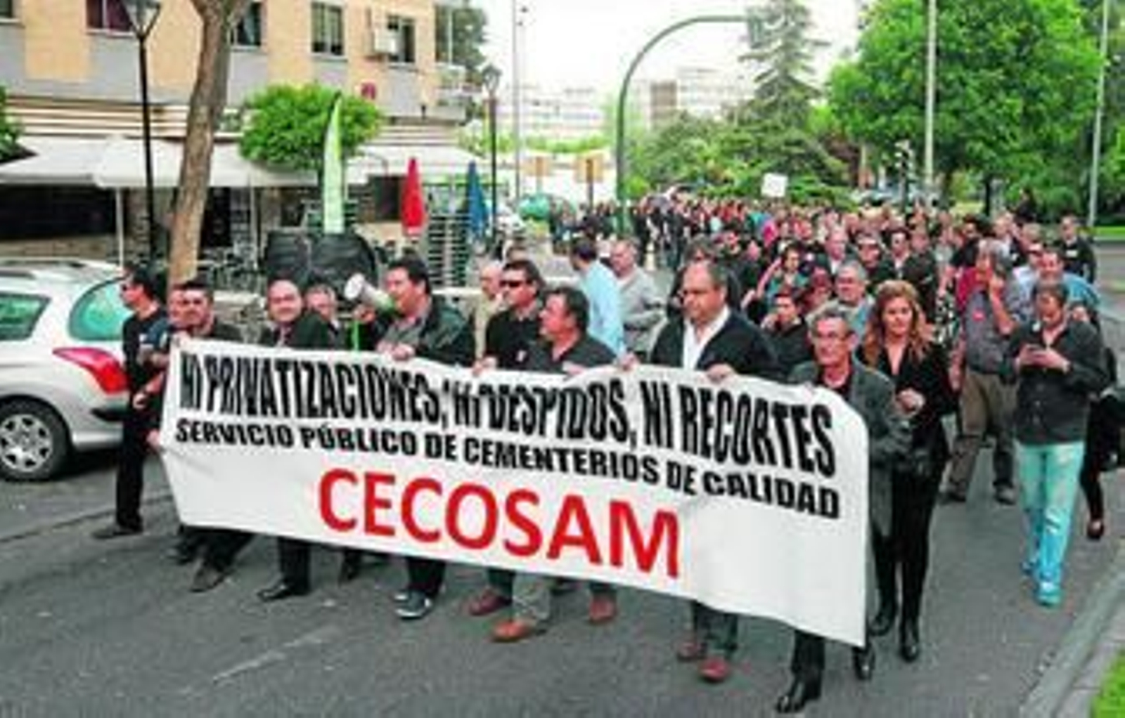 Un momento de la manifestación convocada por Córdoba Pública.