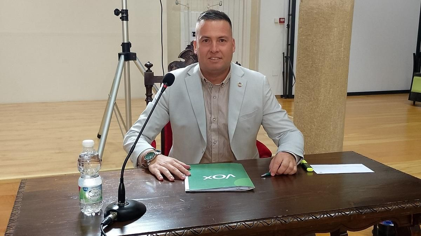 Jesus Lobato, portavoz de Vox en el Consistorio de Loja.