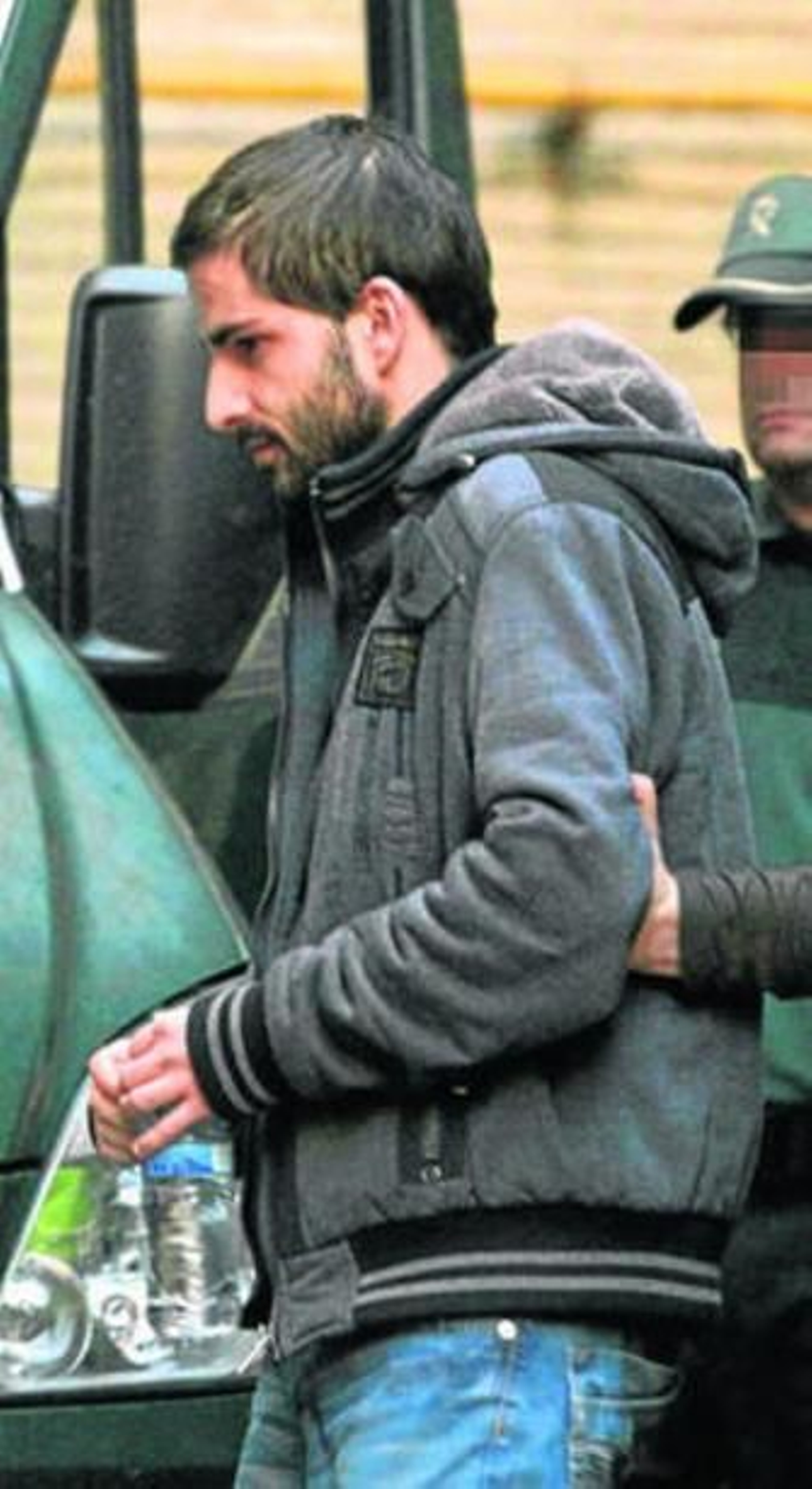 Carcaño, en marzo pasado en Zaragoza para someterse al test de la verdad.