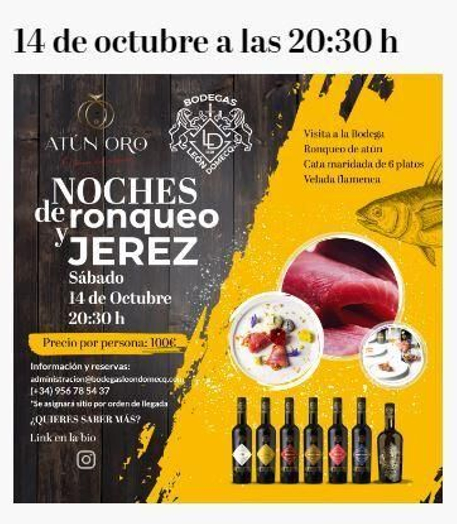 Cartel del evento.