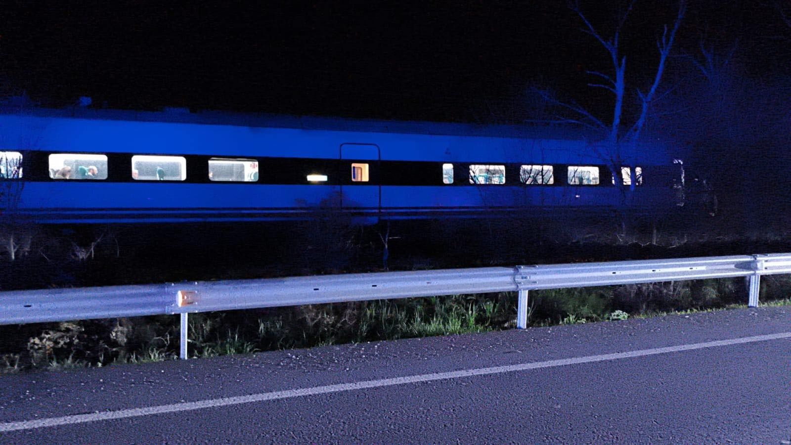 El tren que atropelló a la víctima la pasada noche del miércoles.