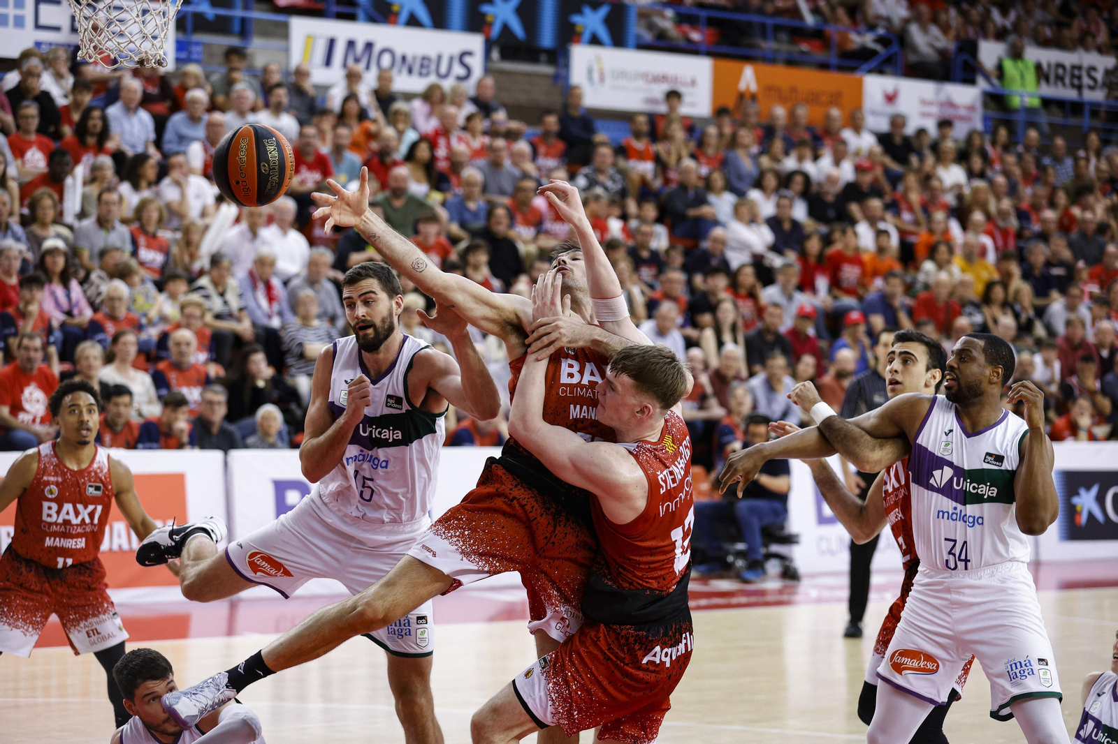 El Baxi Manresa - Unicaja, en fotos