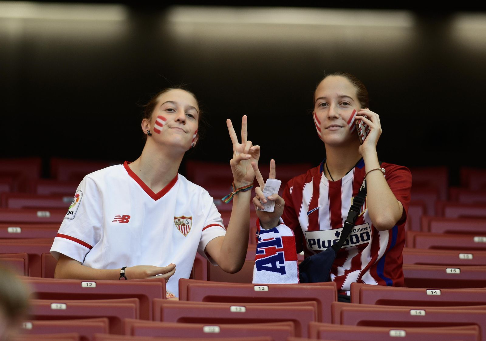 Imágenes del Atlético de Madrid- Sevilla FC