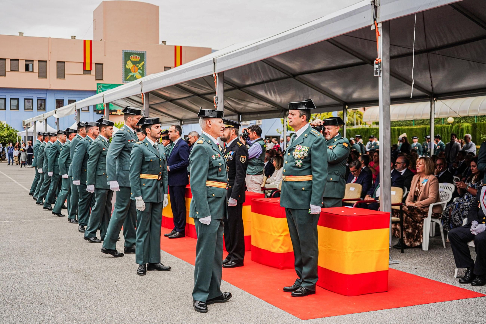 Así fueron los actos en honor a la patrona de la Guardia Civil en Granada