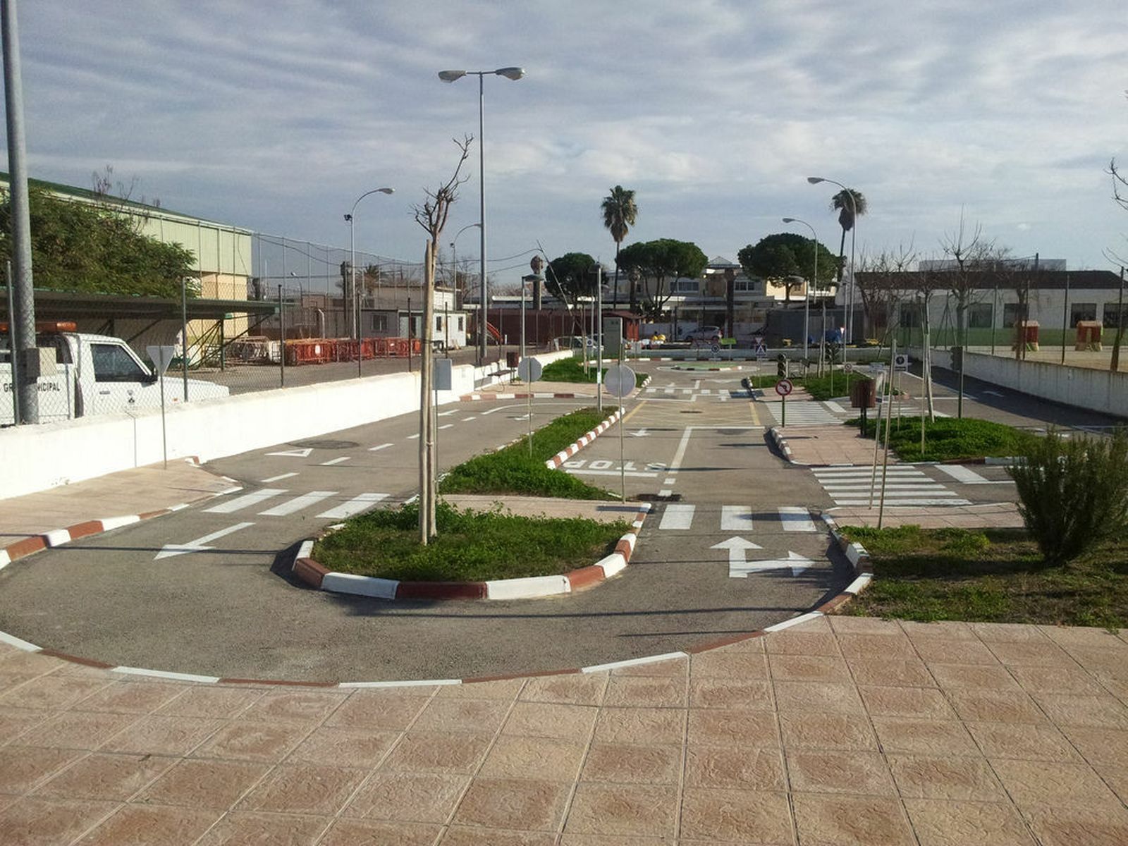 Una imagen de las instalaciones del parque de educación vial