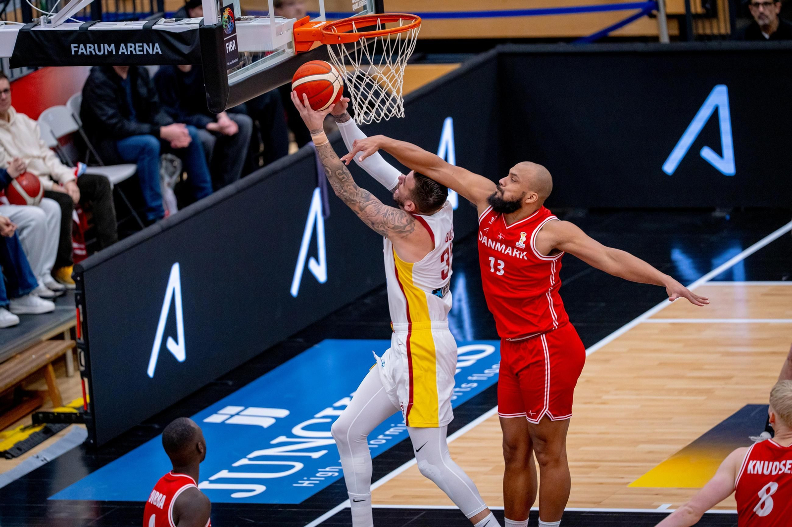 Las mejores fotos del Dinamarca-España de baloncesto
