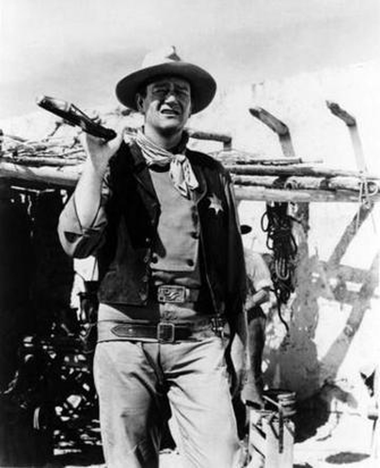 John Wayne feo, fuerte y formal