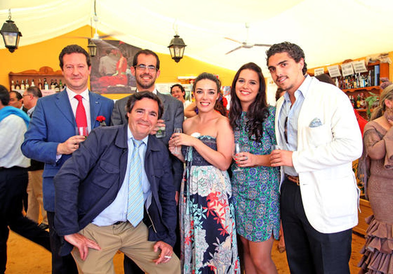 Javier Barrios, José Antonio Aguilar,  Antonio Moreno, Patricia Giraldo e Ignacio de la Calle, asesores financieros del Banco Mediolanum.

Foto: Vanesa Lobo