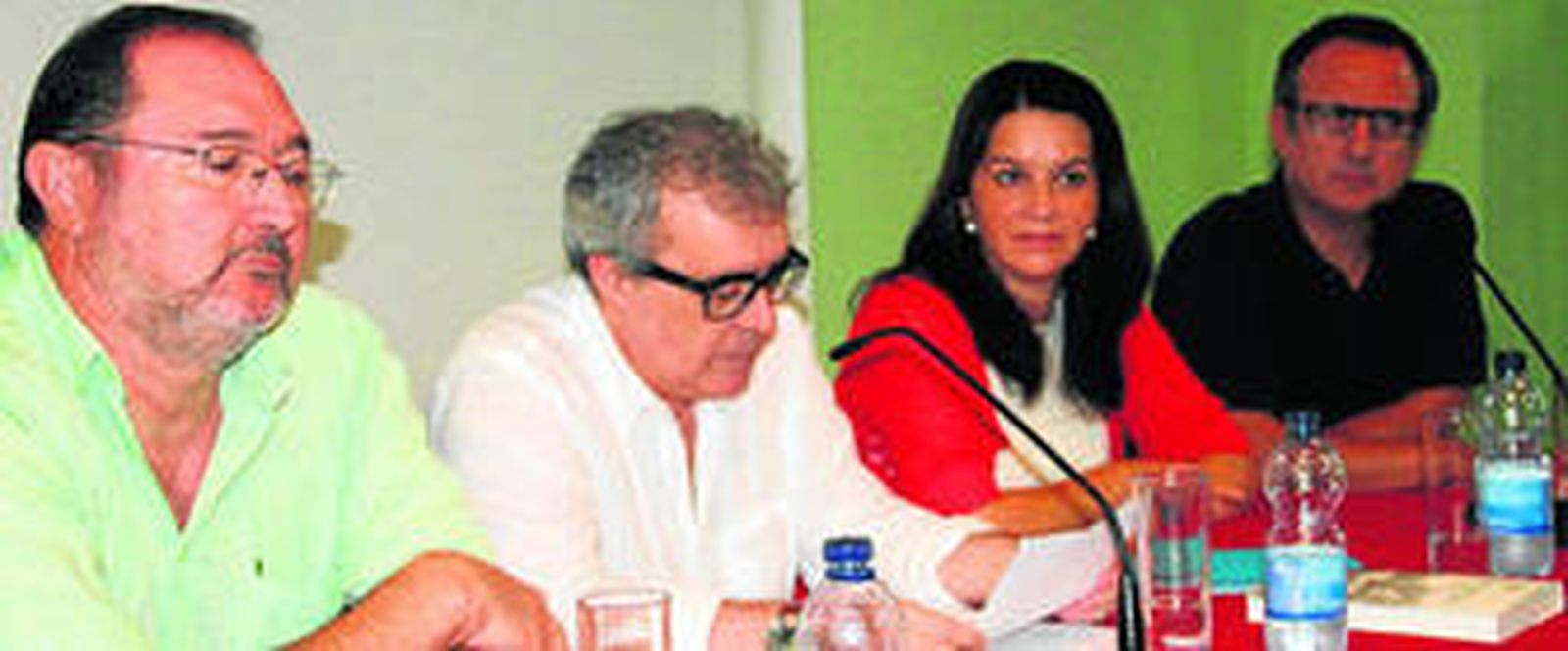 Tano Ramos, durante la presentación de su libro.