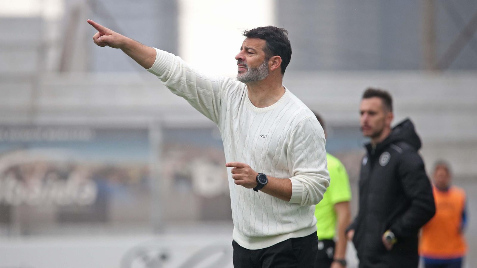 Mere Hermoso, en un partido del Fuenlabrada.