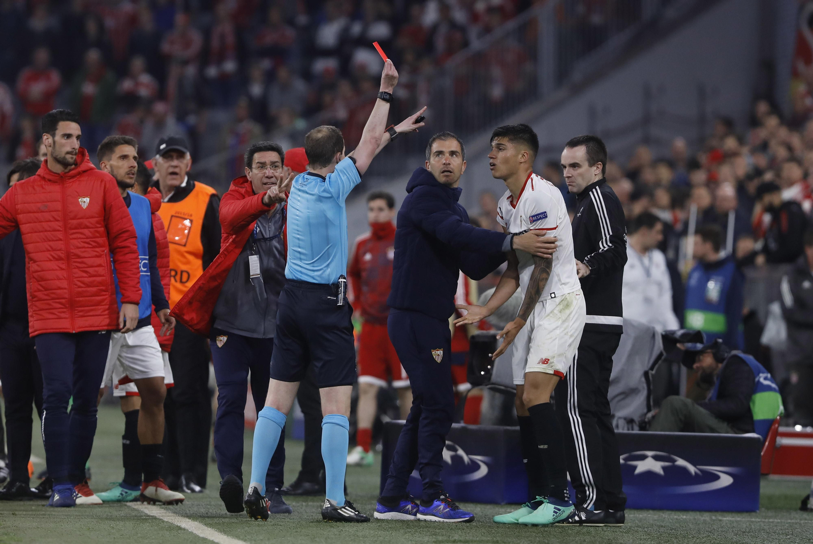 El Bayern Múnich-Sevilla FC, en imágenes