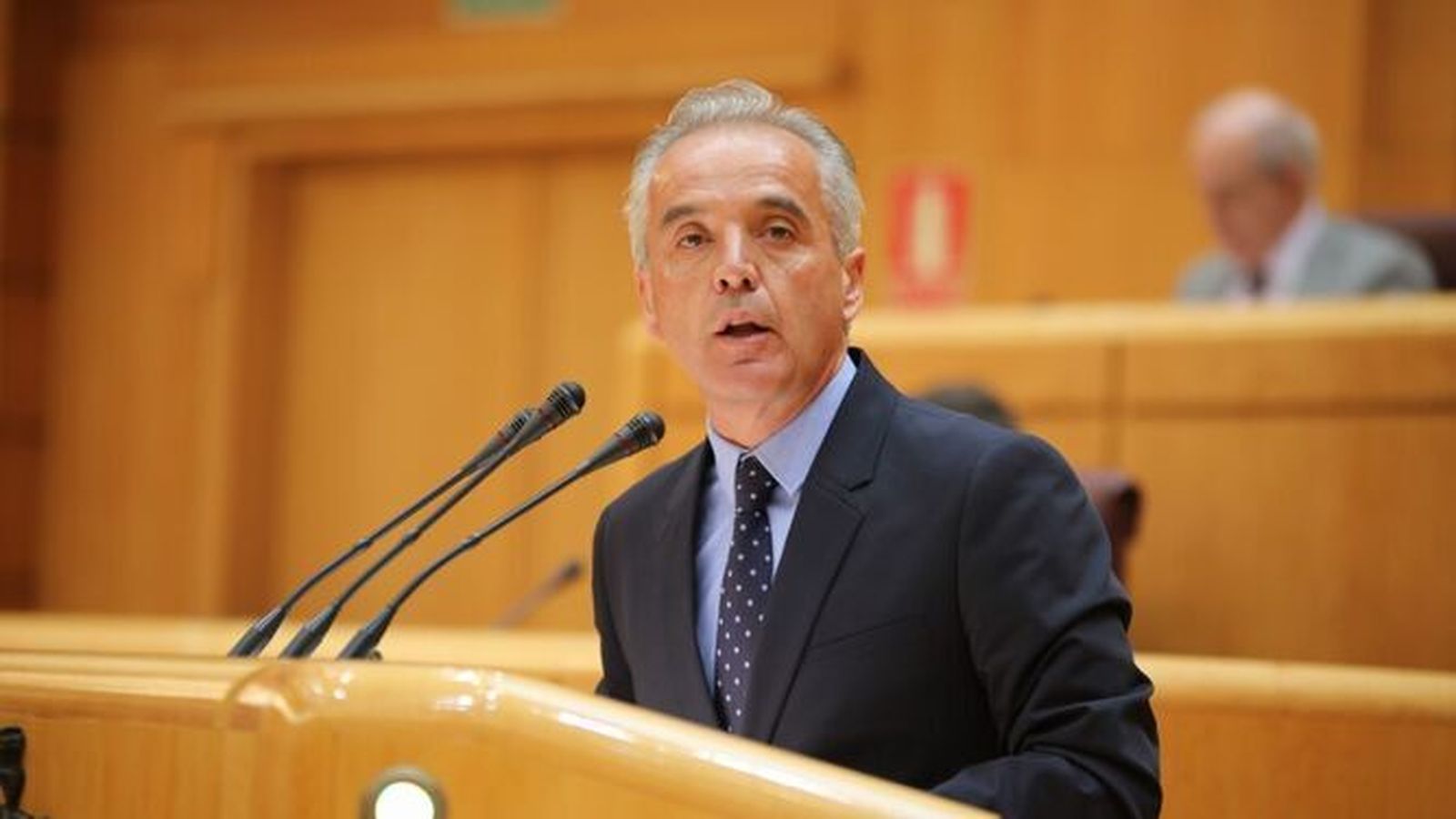 Alfonso Moscoso, en una intervención en el Senado.