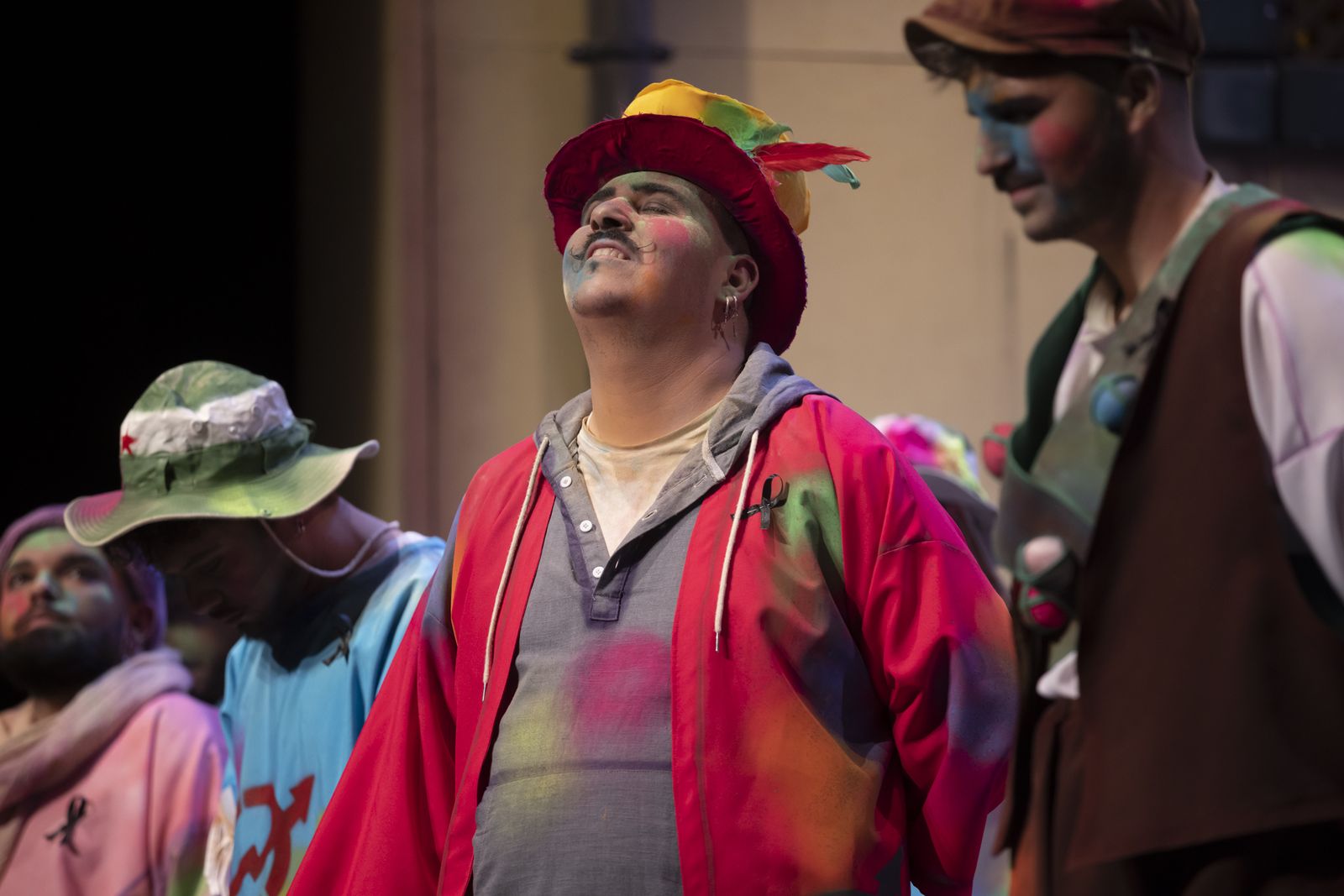 Imágenes de la actuación de la comparsa de Huelva "Los garrapatas" en el Carnaval Colombino