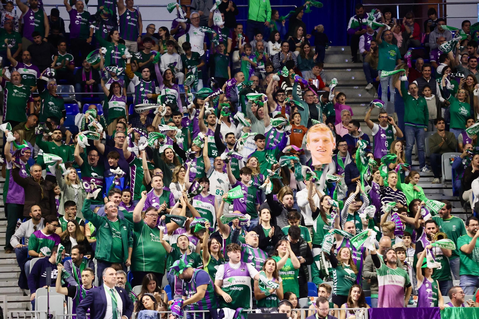 El Unicaja-La Laguna Tenerife, en fotos