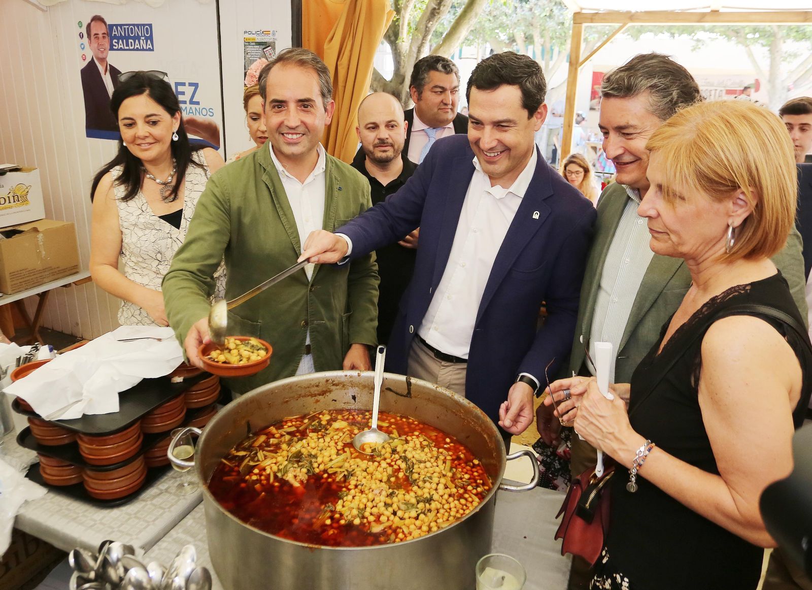 Visita de la Ministra María Jesús Montero y El Presidente de la Junta JuanMa Moreno Bonilla