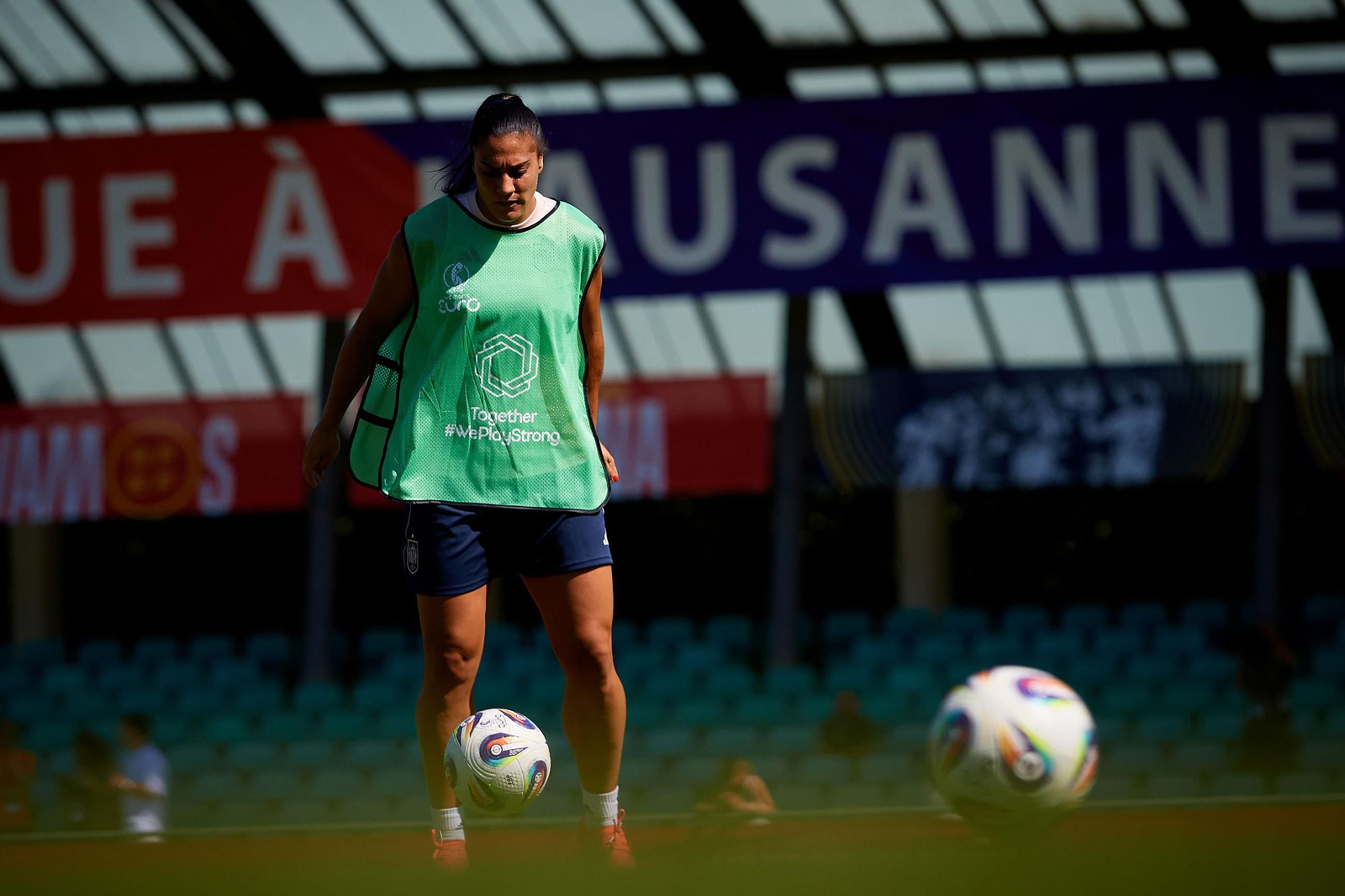 Las fotos de España antes de enfrentarse a Suiza en la Eurocopa femenina