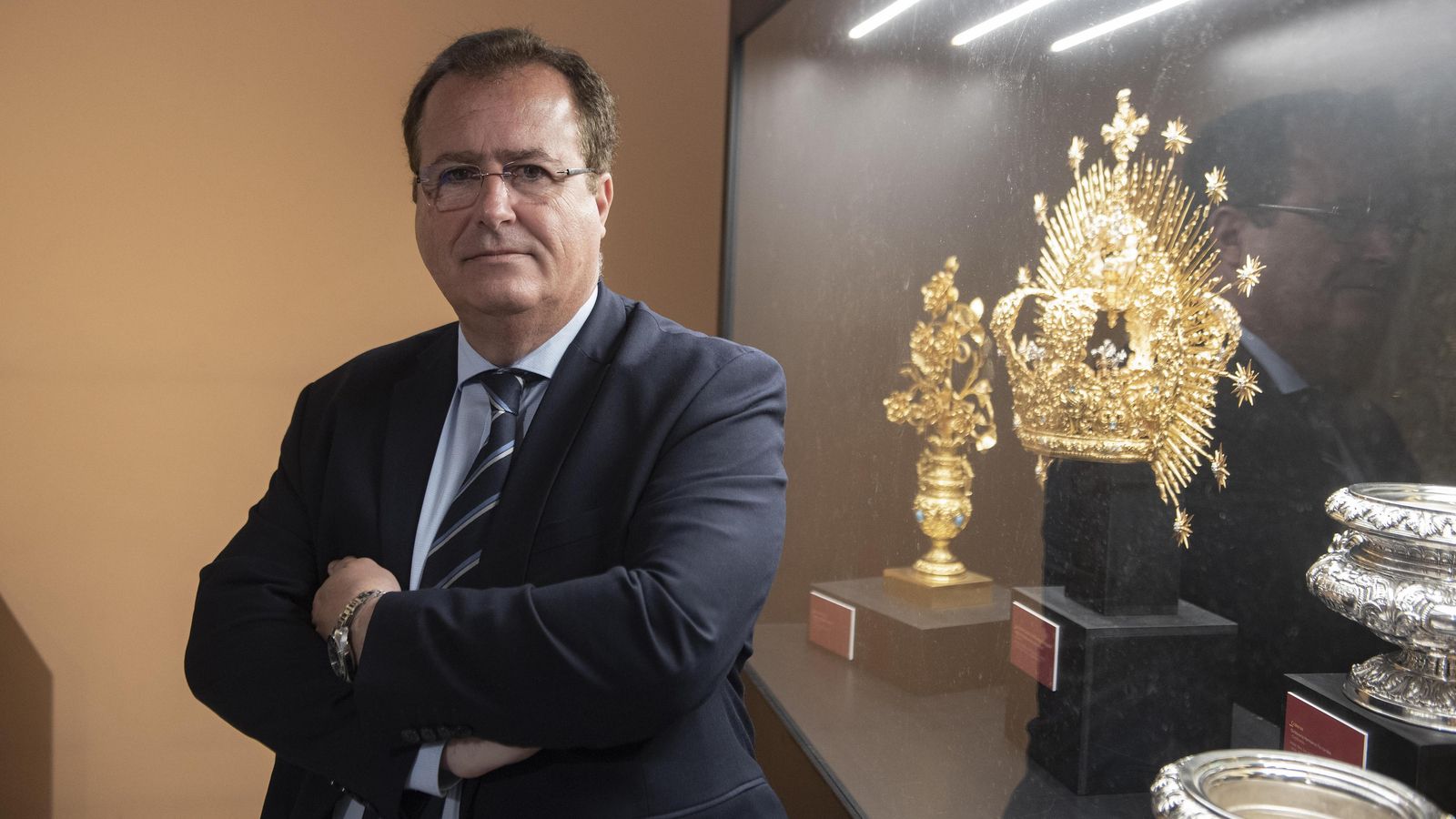 Juan Carlos Cabrera durante la entrevista.