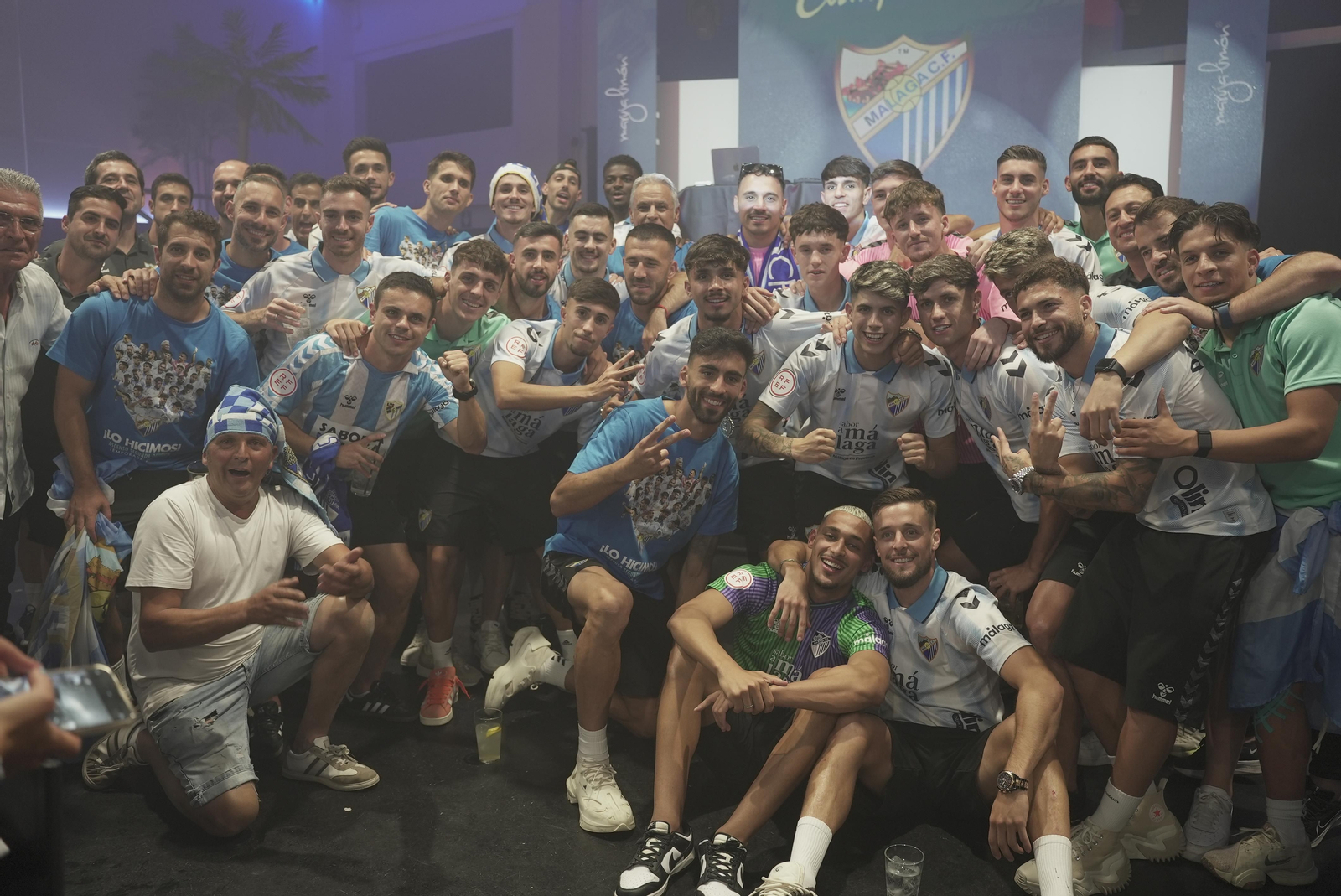 Así fue la fiesta privada del Málaga CF por el ascenso Así fue la fiesta privada del Málaga CF por el ascenso