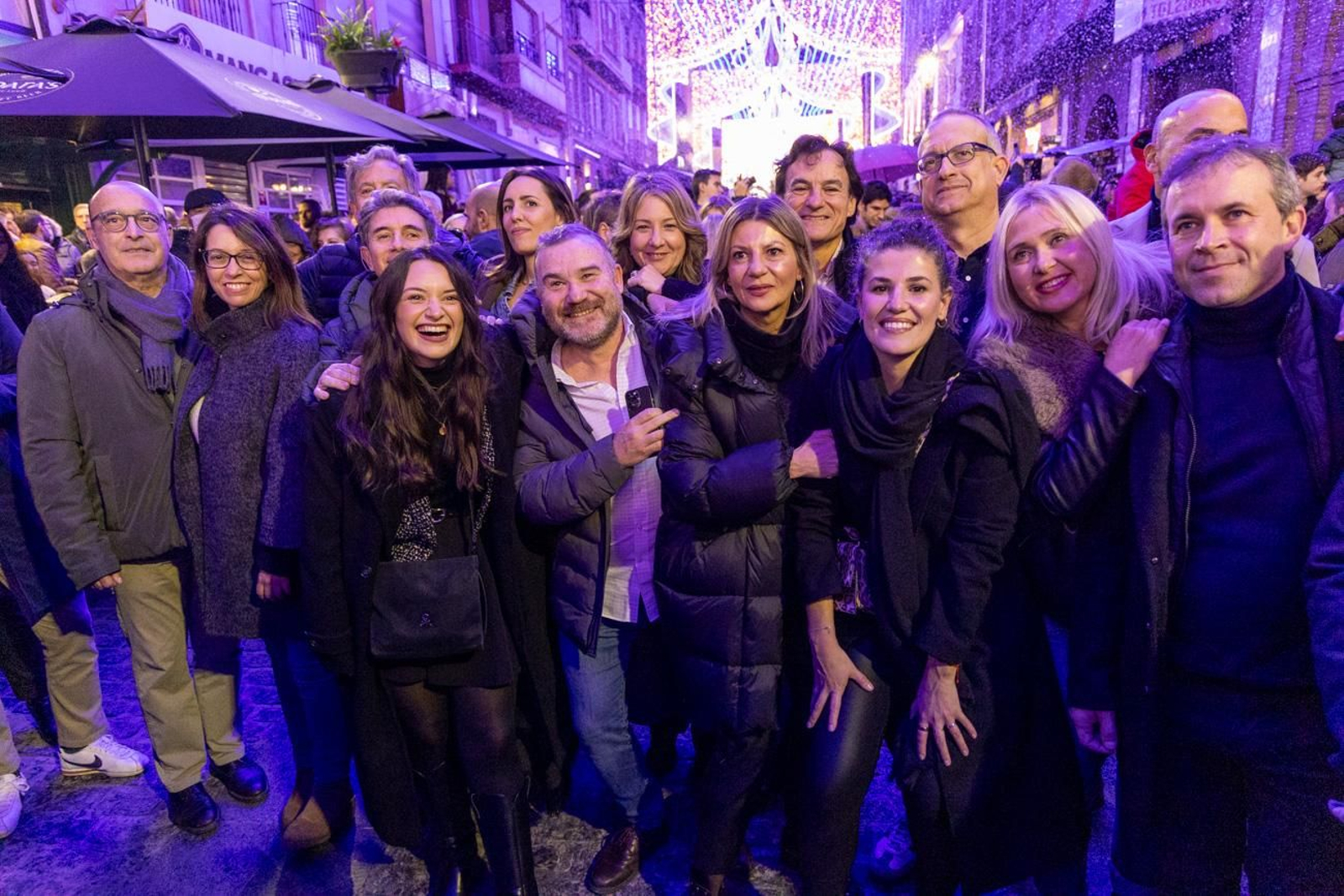Iluminación navideña de la calle Bernabé Soriano