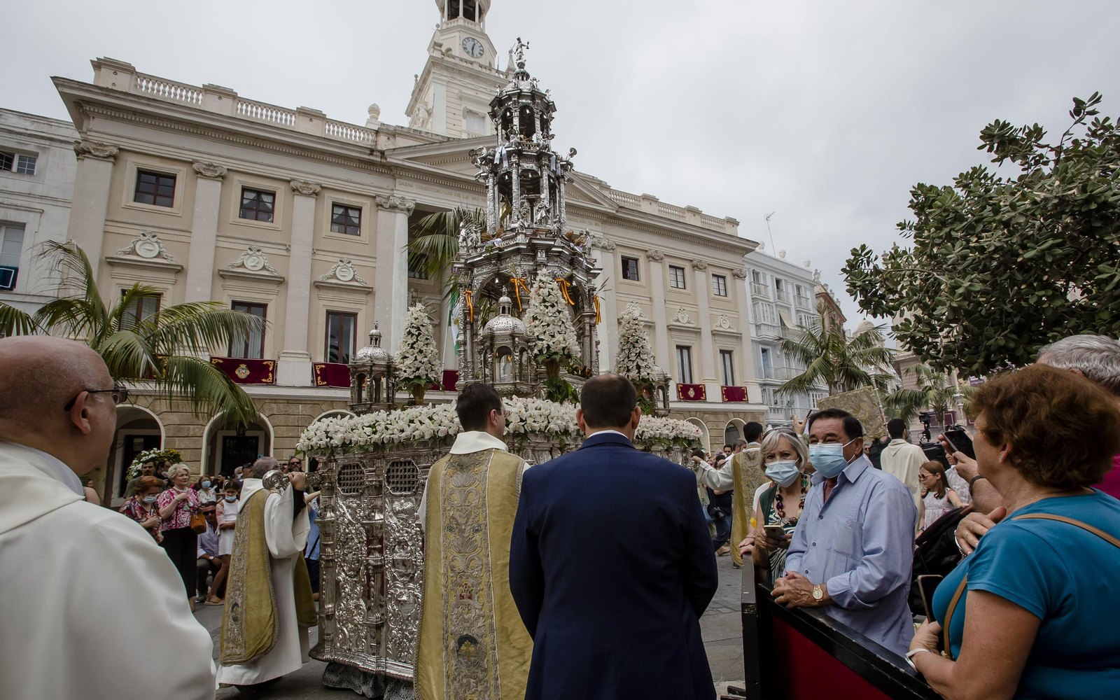 Las imágenes de la procesión del Corpus