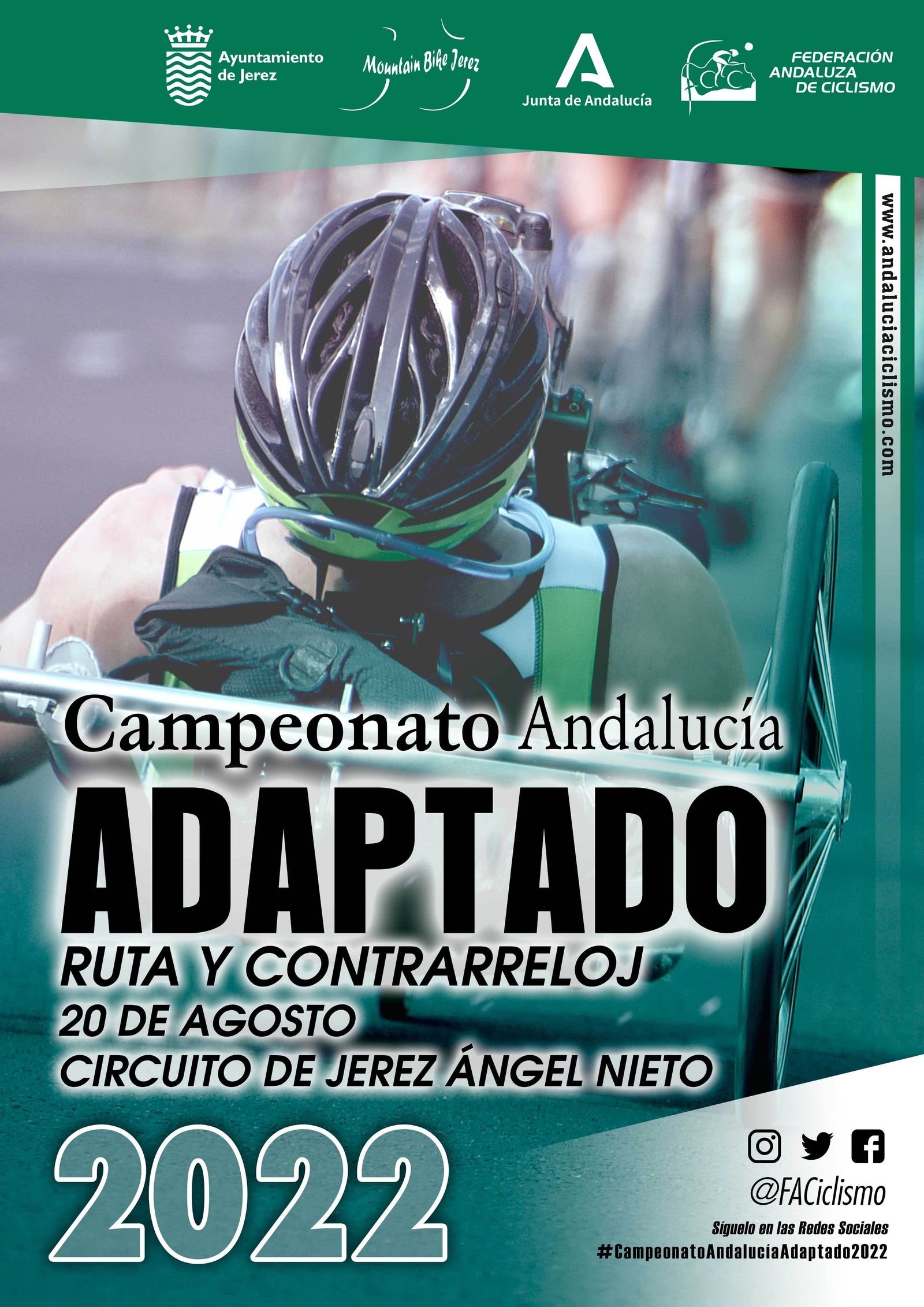 Cartel de la prueba.