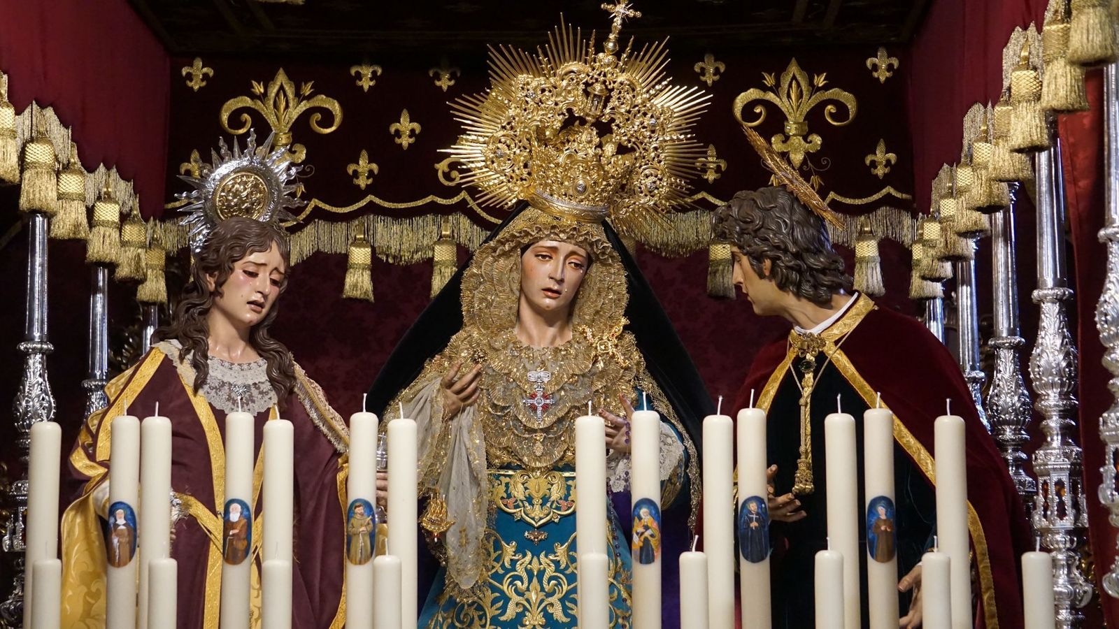El misterio de la sacra conversación, de la Hermandad de San Agustín, a la espera del Lunes Santo