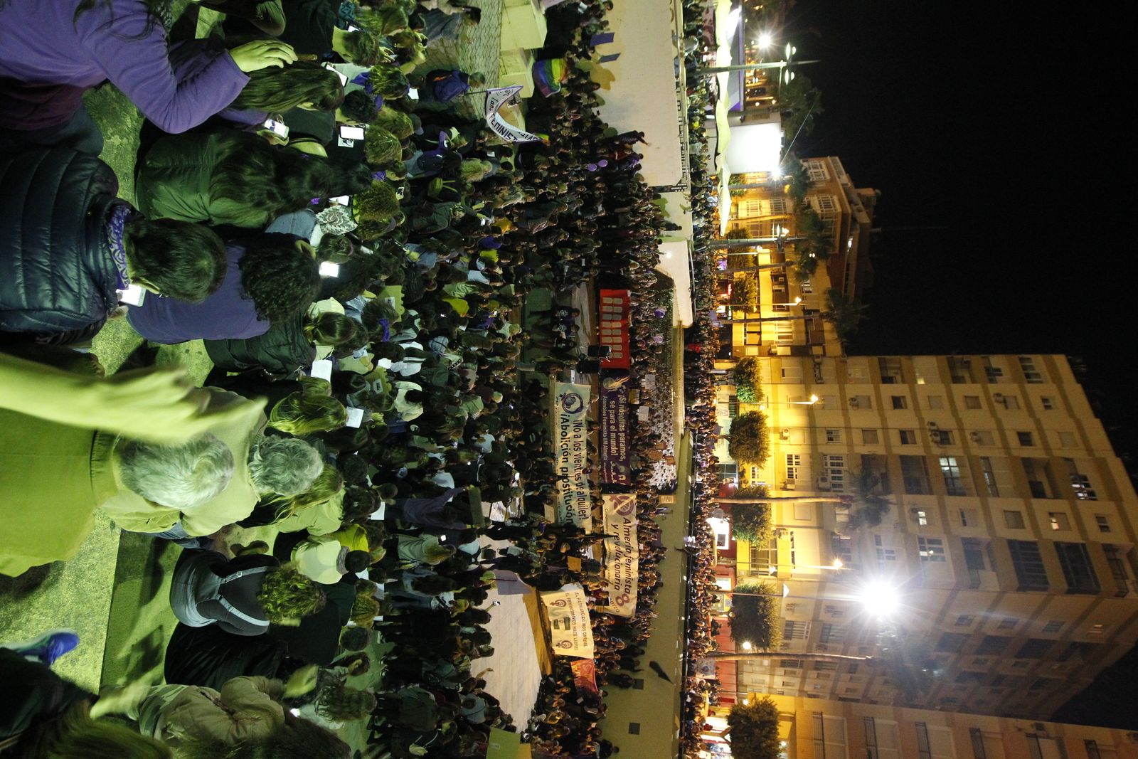 Fotogalería manifestación Día Internacional de la Mujer en Almería