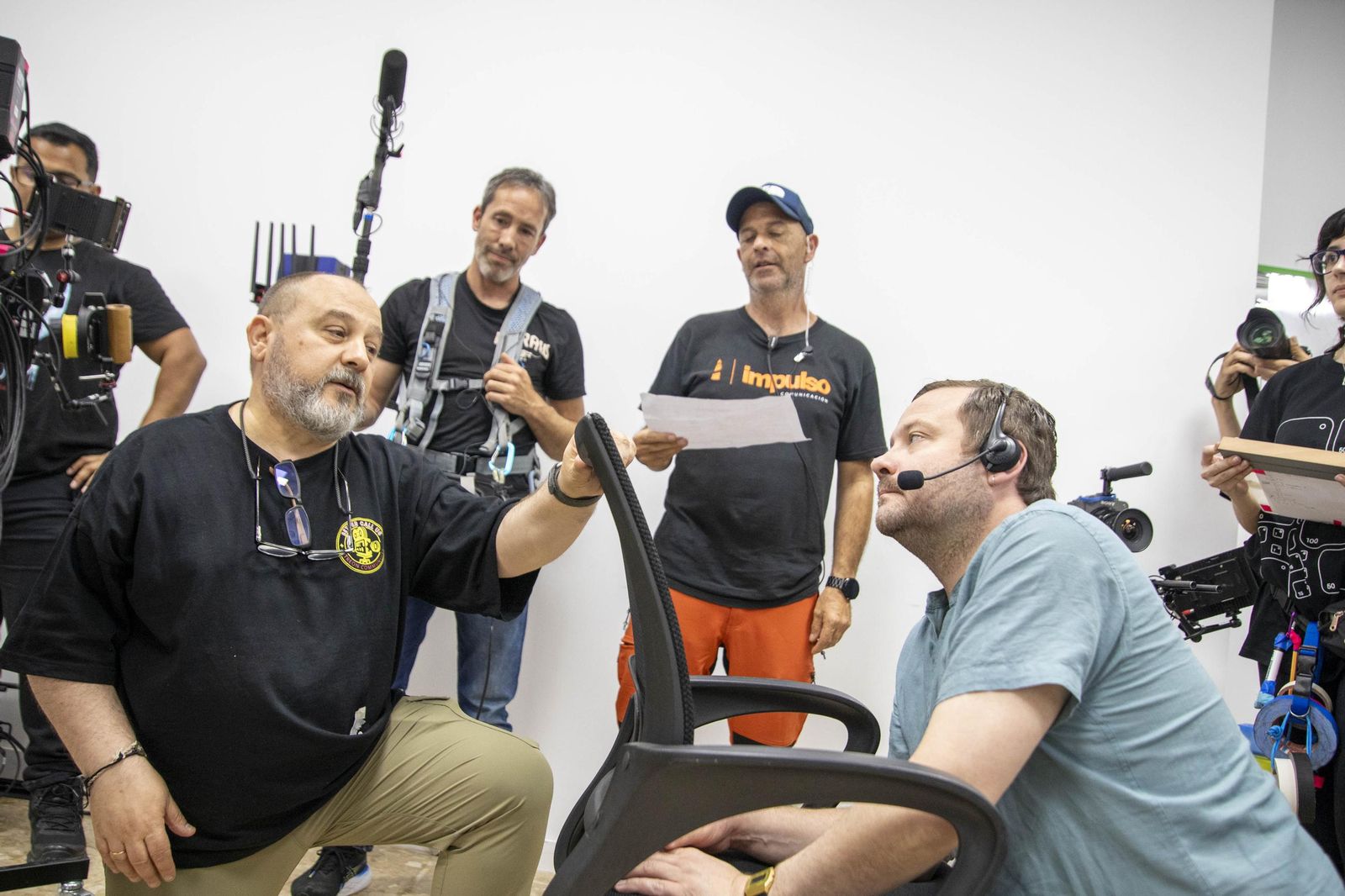 Las imágenes del rodaje del Corto Interferencias en Almería